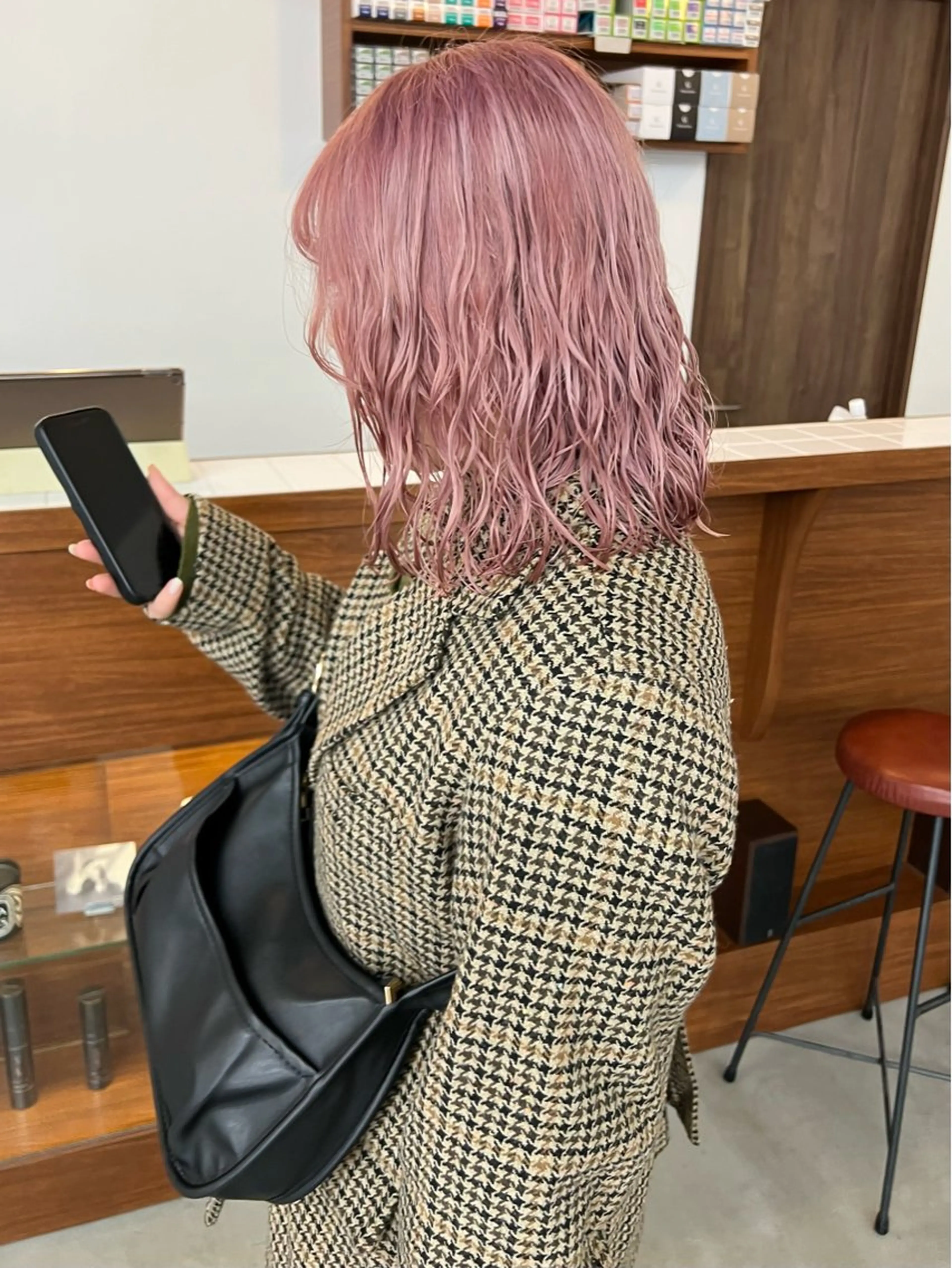 ミディアム いざわりお /梅田/ブリーチのヘアスタイル