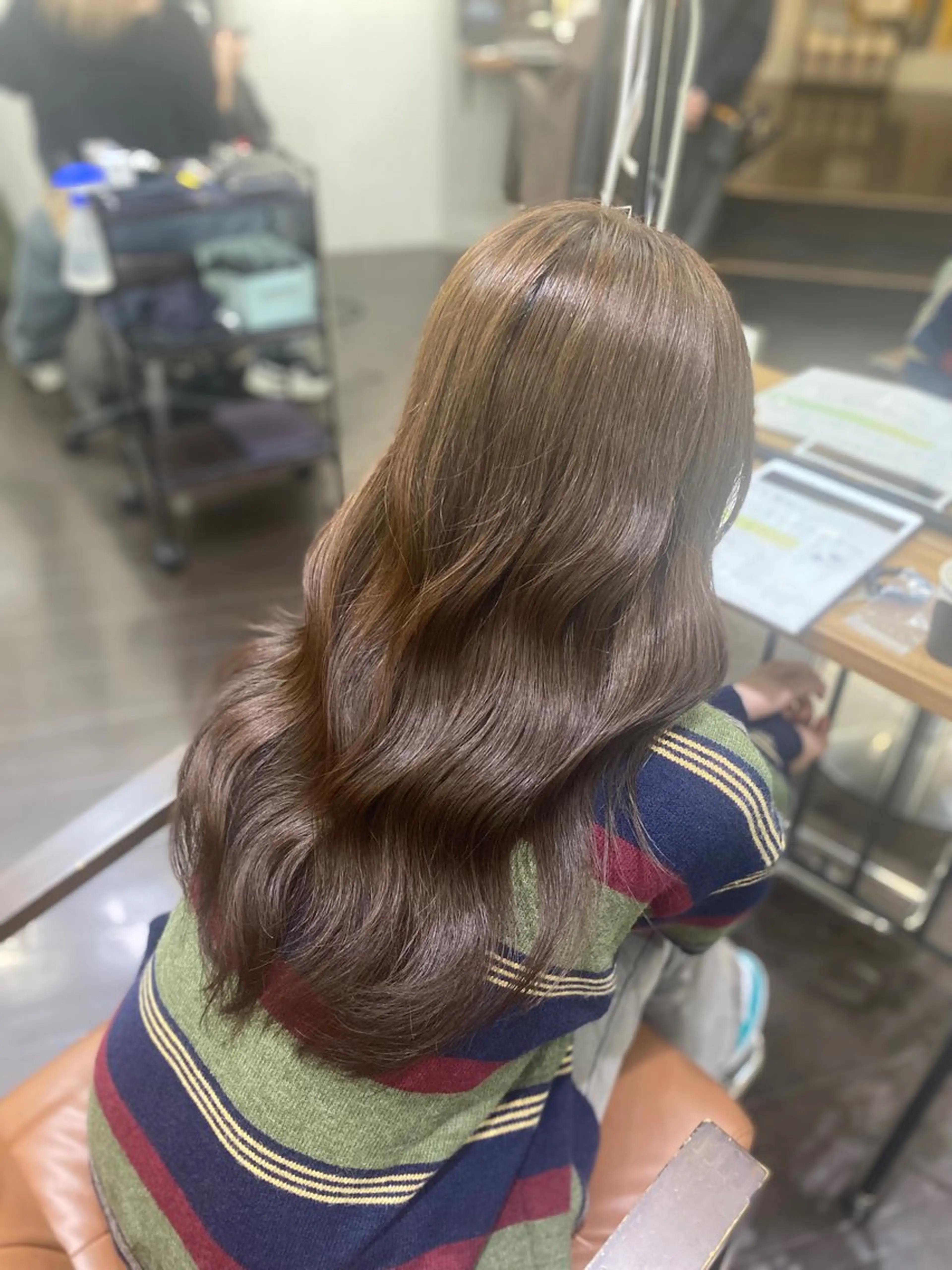 ロング カラー ヘアアレンジ 🍒ᩚ名駅/艶髪 縮毛矯正/あゆ🍒ᩚのヘアスタイル