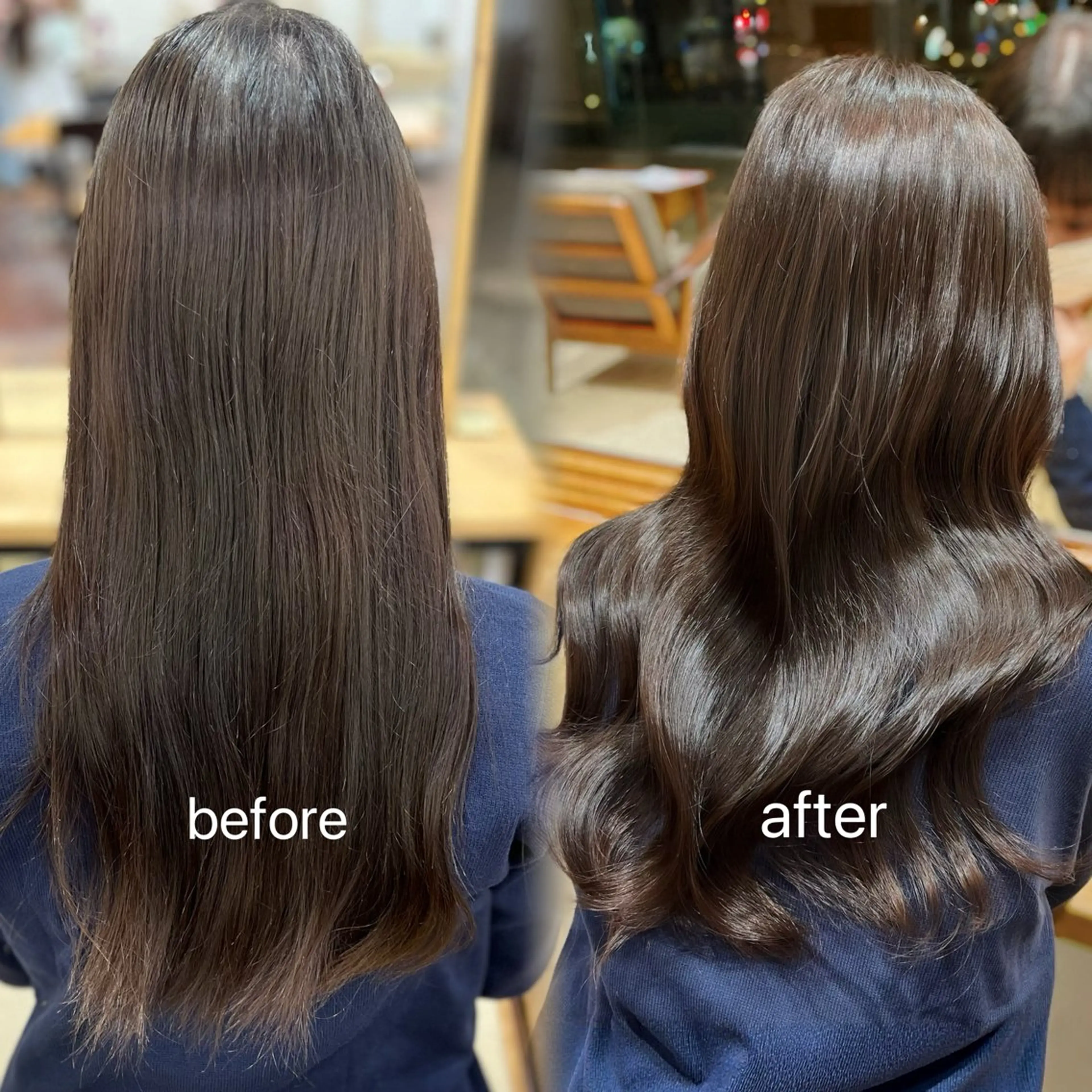 ロング カラー ブラウンカラー ヘアカラー 🎀仙台/艶カラー /暖色/ありさ🎀のヘアスタイル