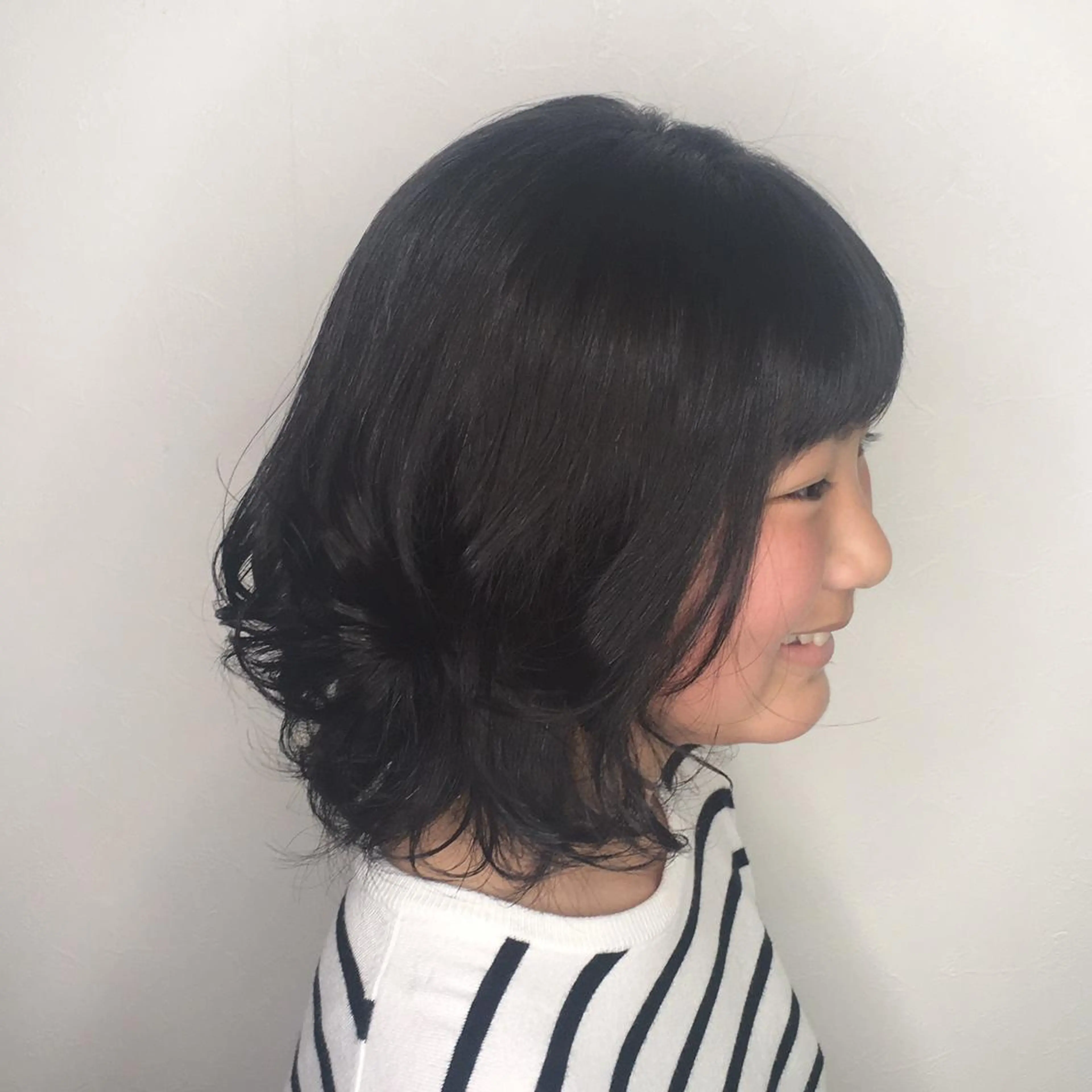 キッズ 福島 純子のヘアスタイル