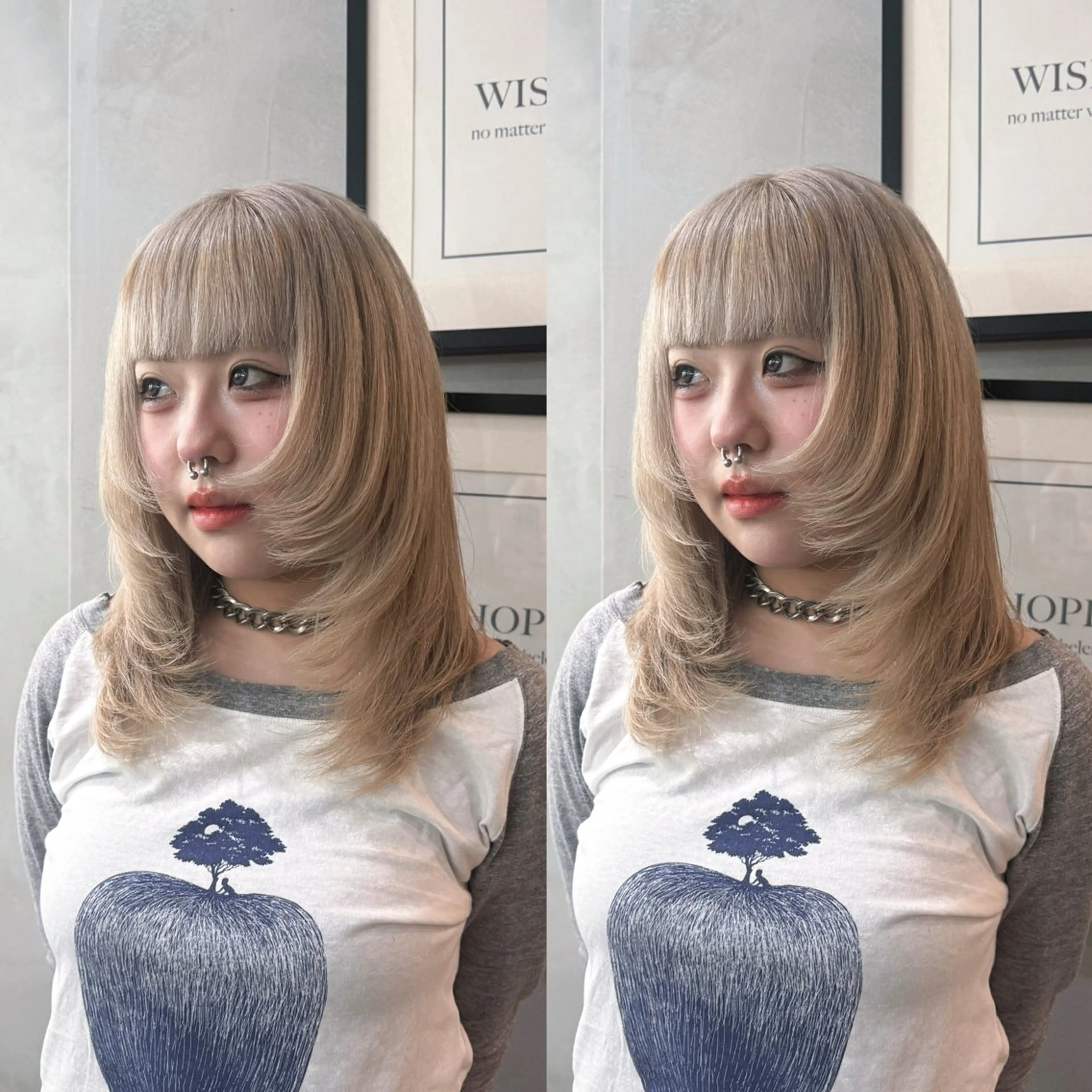 カラー 透明感カラー ヘアカラー 🌟メンズ🌟シ ョート🌟クルミのヘアスタイル