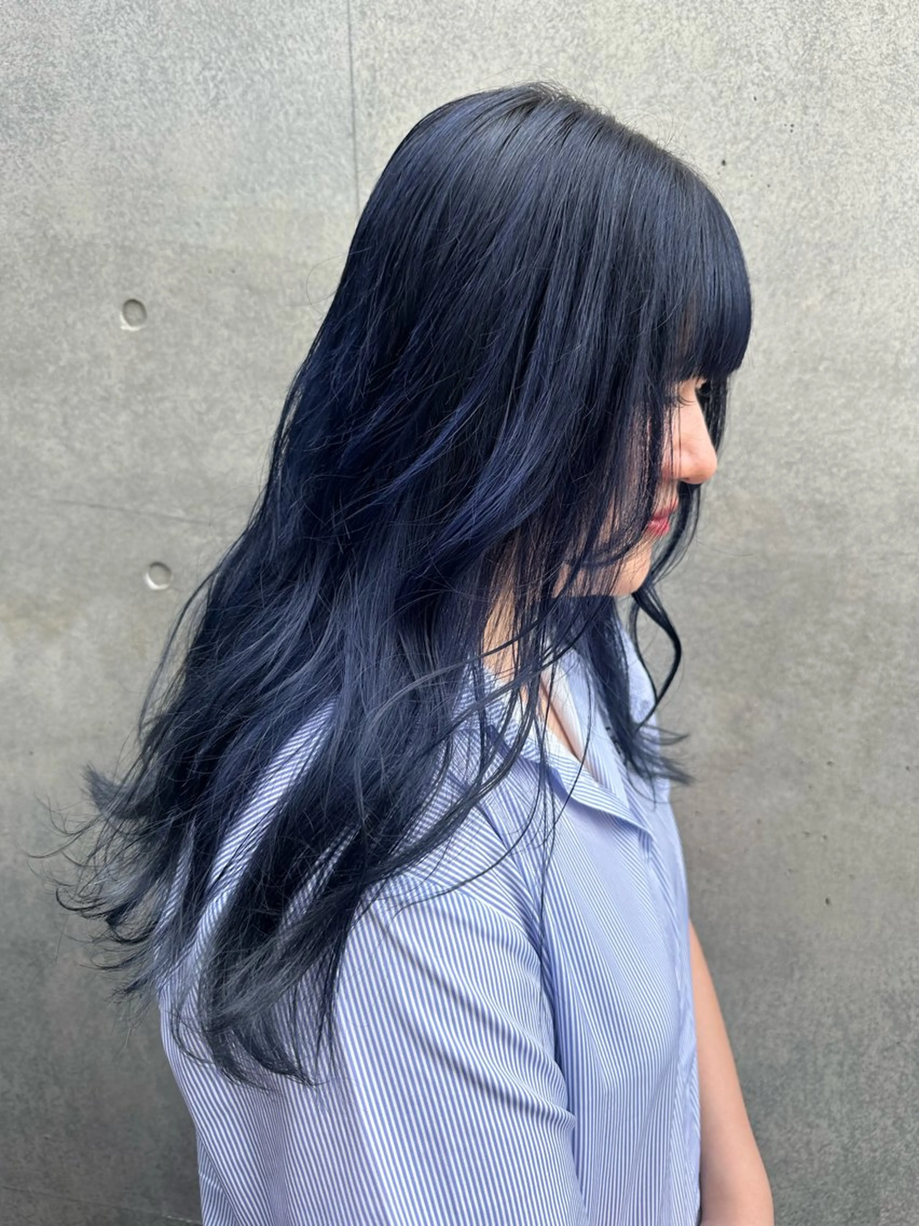 カラー ブルーカラー ️🩵LUFE ayano️🩵のヘアスタイル