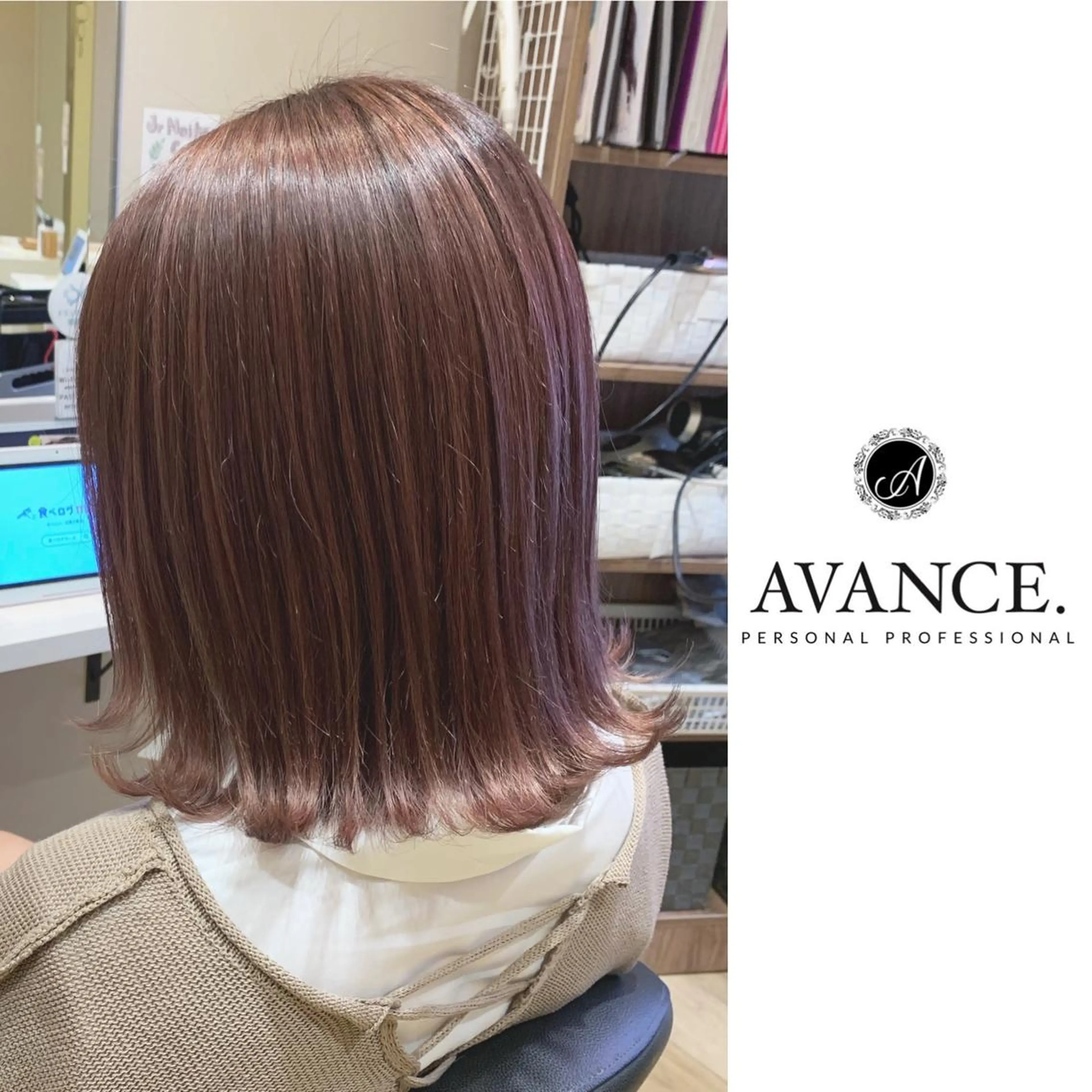 ミディアム ハイライト カット ヘアカラー トリートメント _WHITE京橋店所属・【White京橋】 岸　拓斗のヘアスタイル