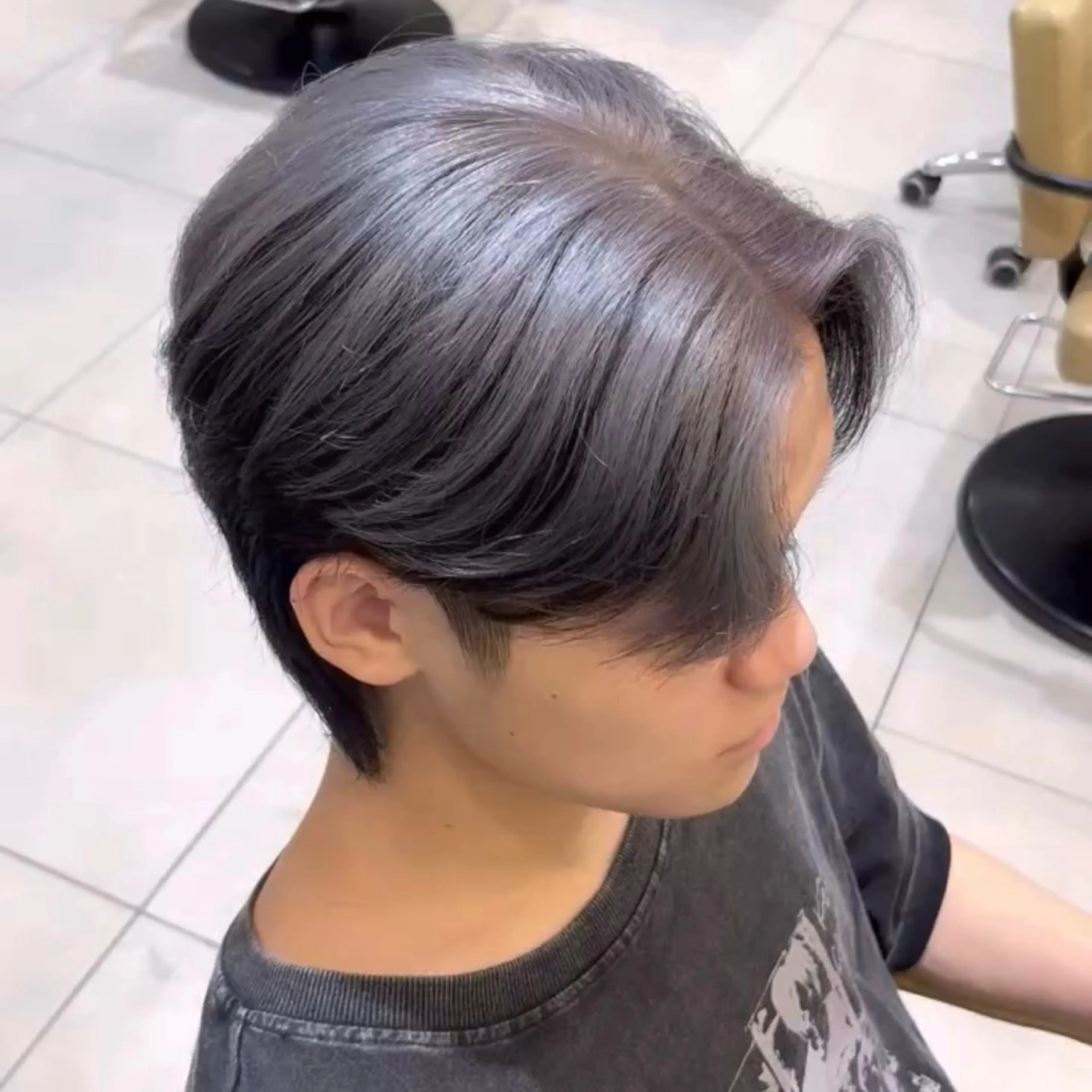 カラー メンズ カット ヘアカラー ツダ ミウのヘアスタイル