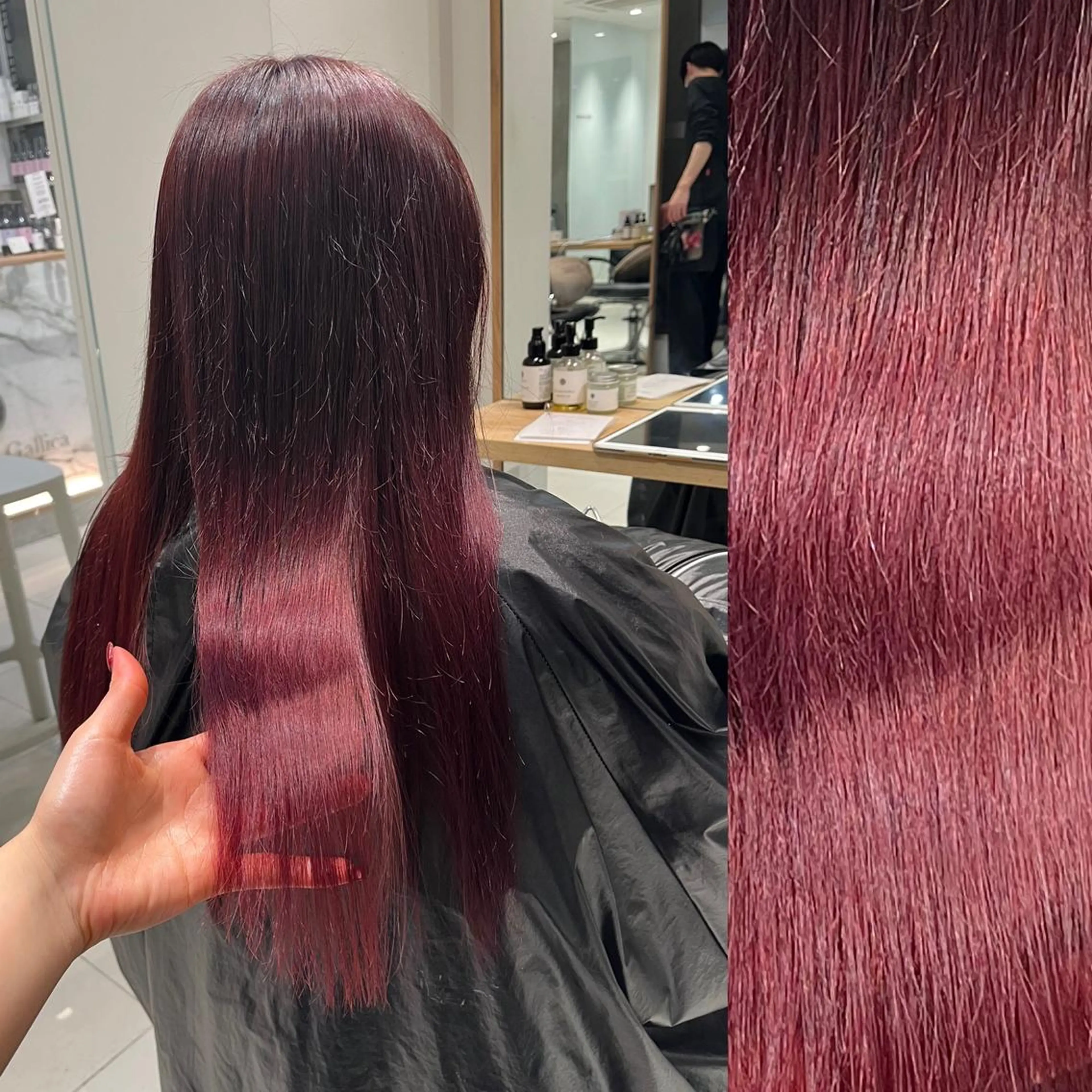 ロング カラー ヘアアレンジ 成人式 ベージュカラー ブリーチ ブラウンカラー ケアブリーチ stylist ◎RUKI.のヘアスタイル