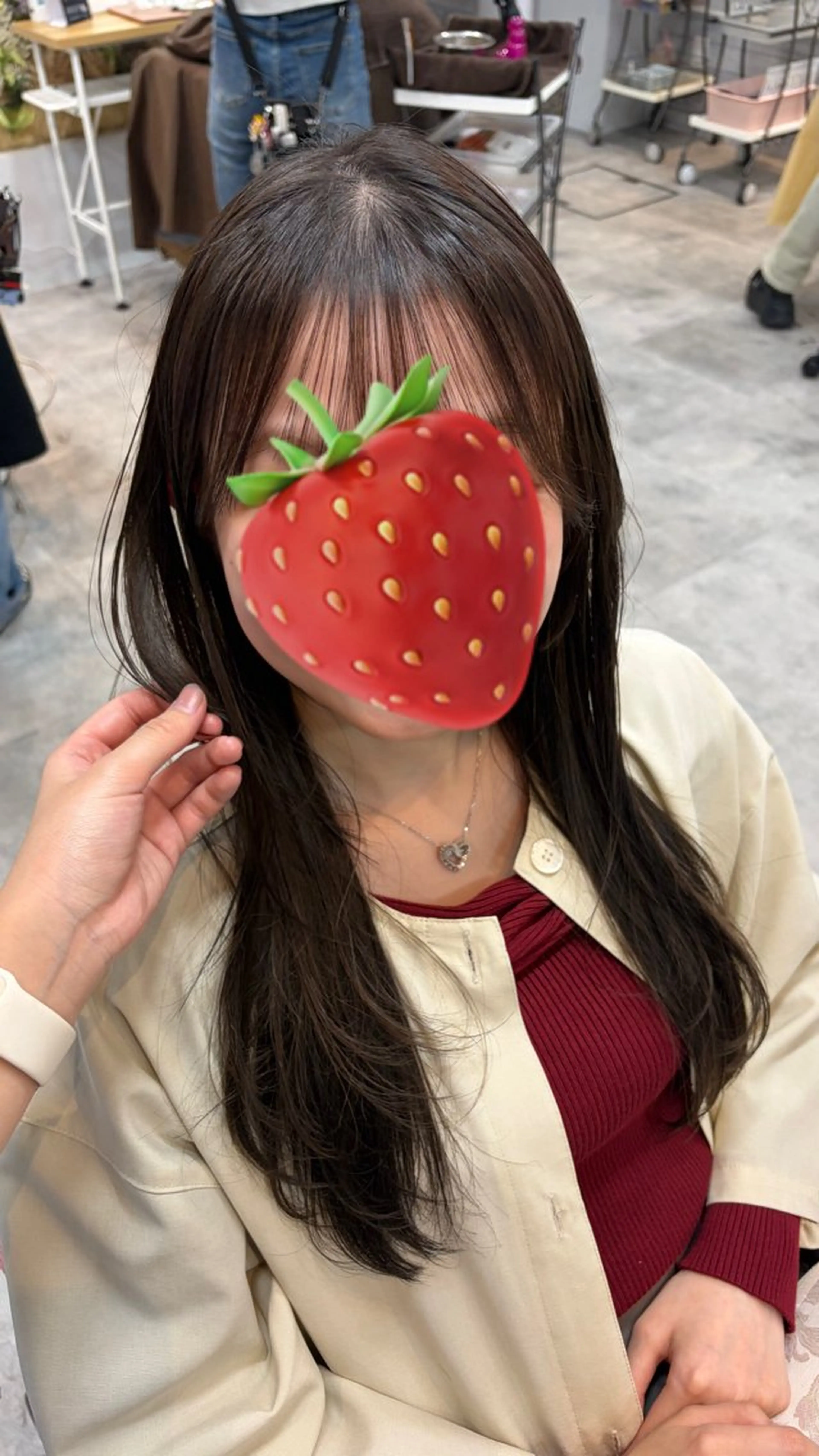 ロング bouquet 野口晴菜のヘアスタイル