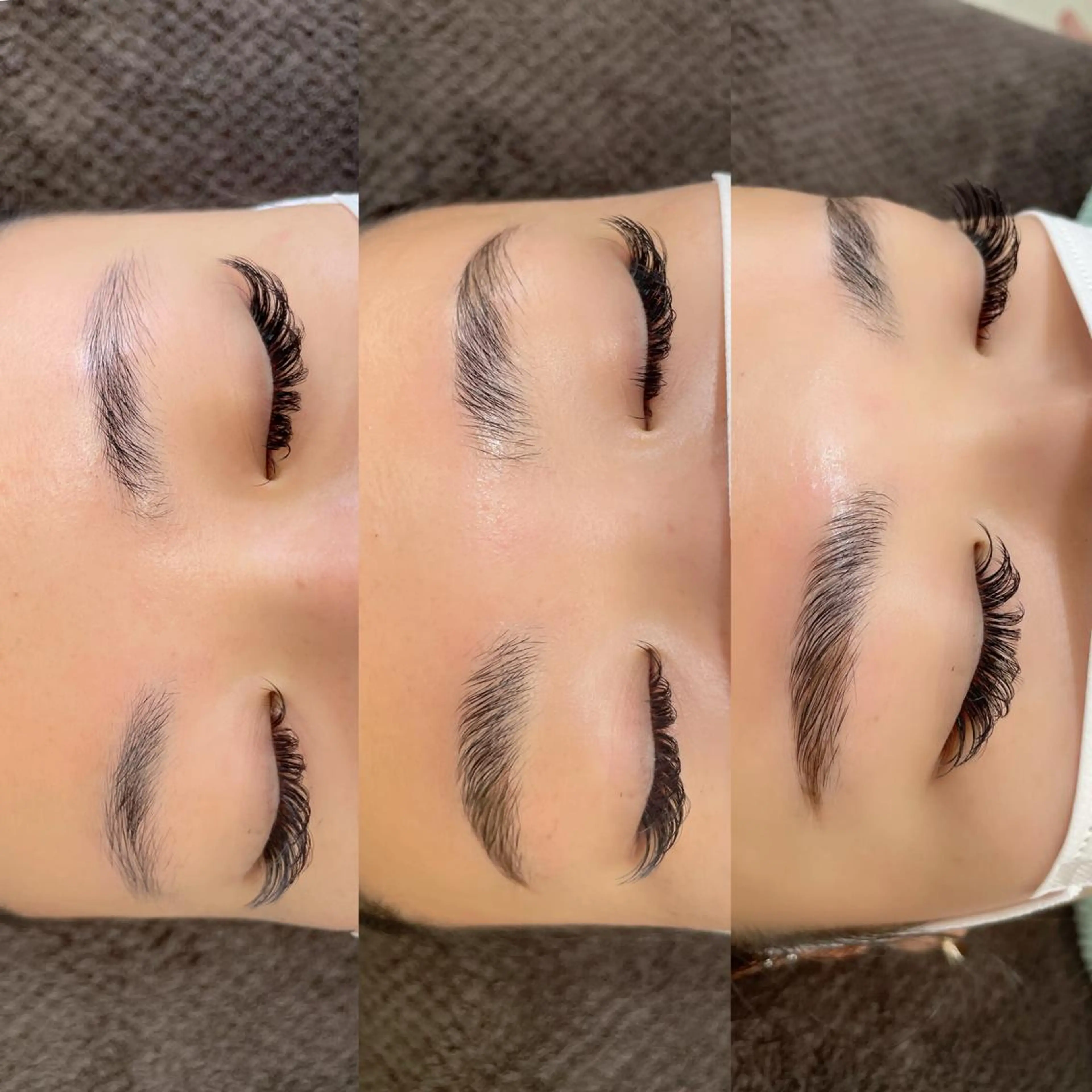 1時間マツエクとブロウリフトセットの方限定価格！！！黄金比をはかって自分の眉に合わせて形を整えます☝️の写真