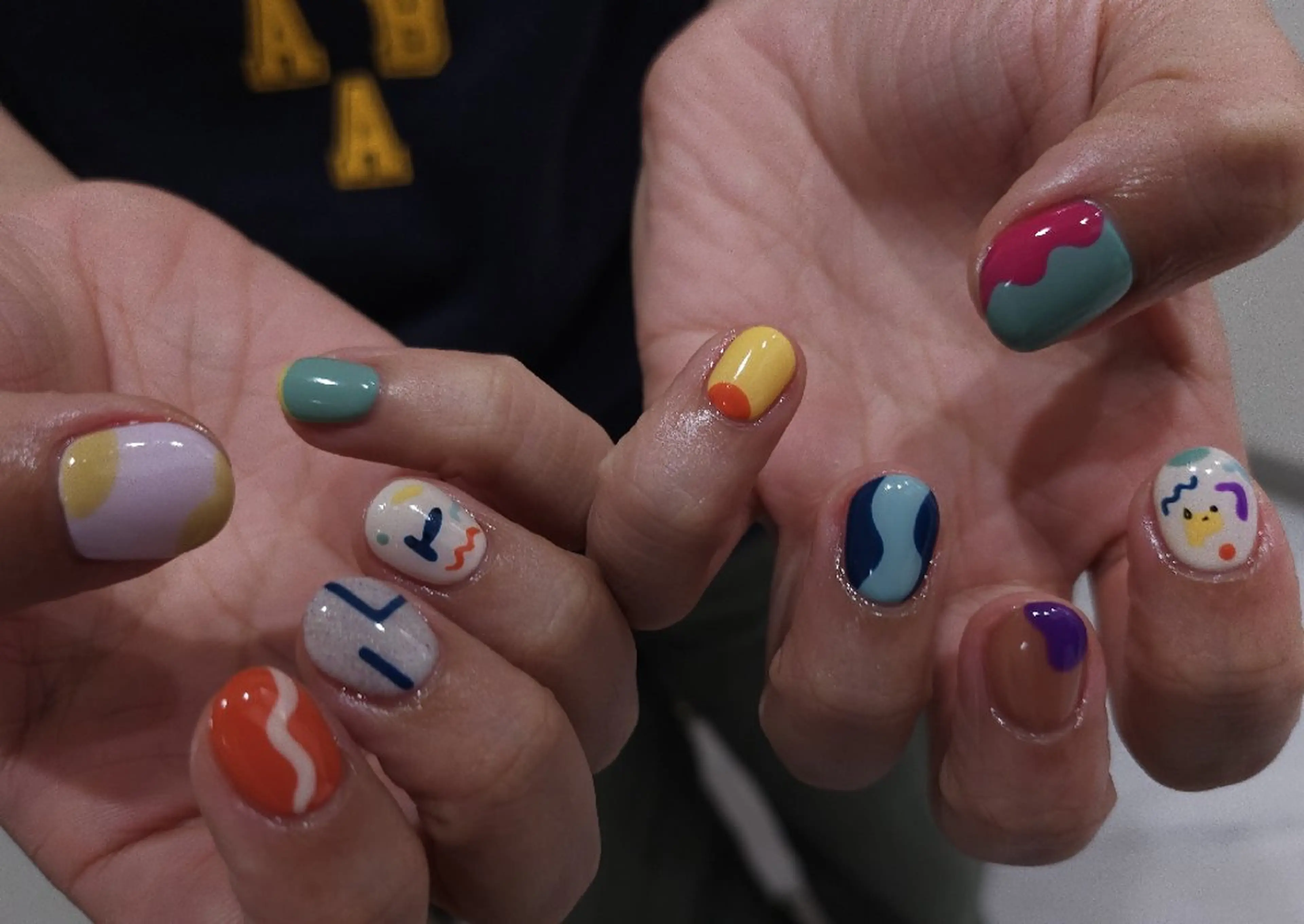 ネイル アートネイル ジェルネイル 持ち込み パラジェル ハンドネイル puku nail 🌼kazu🌼のネイルデザイン