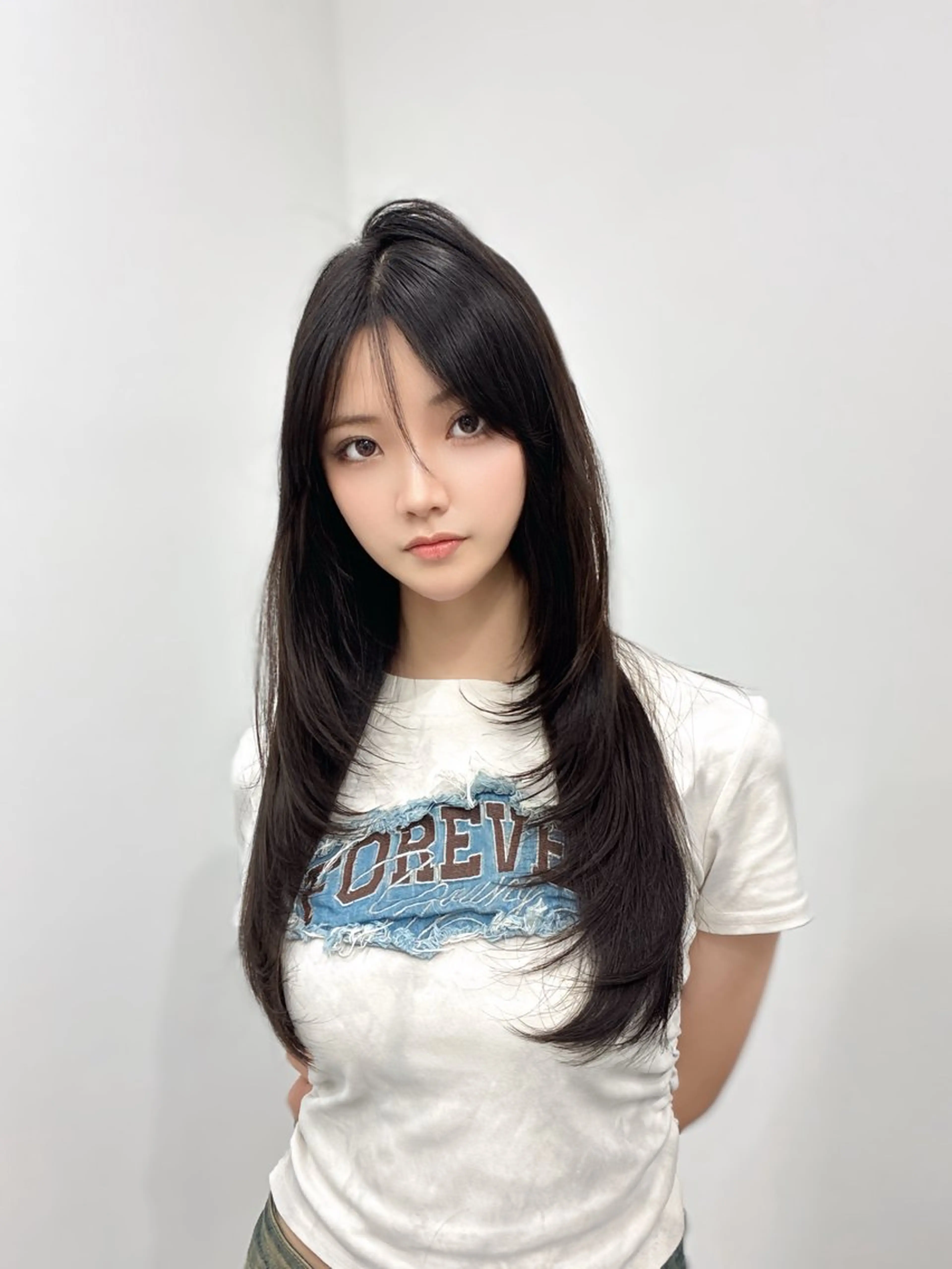 ロング カット ヘアカラー ヘアセット LOMKH所属・シールエクステ/ レイヤーカット/達也のヘアスタイル