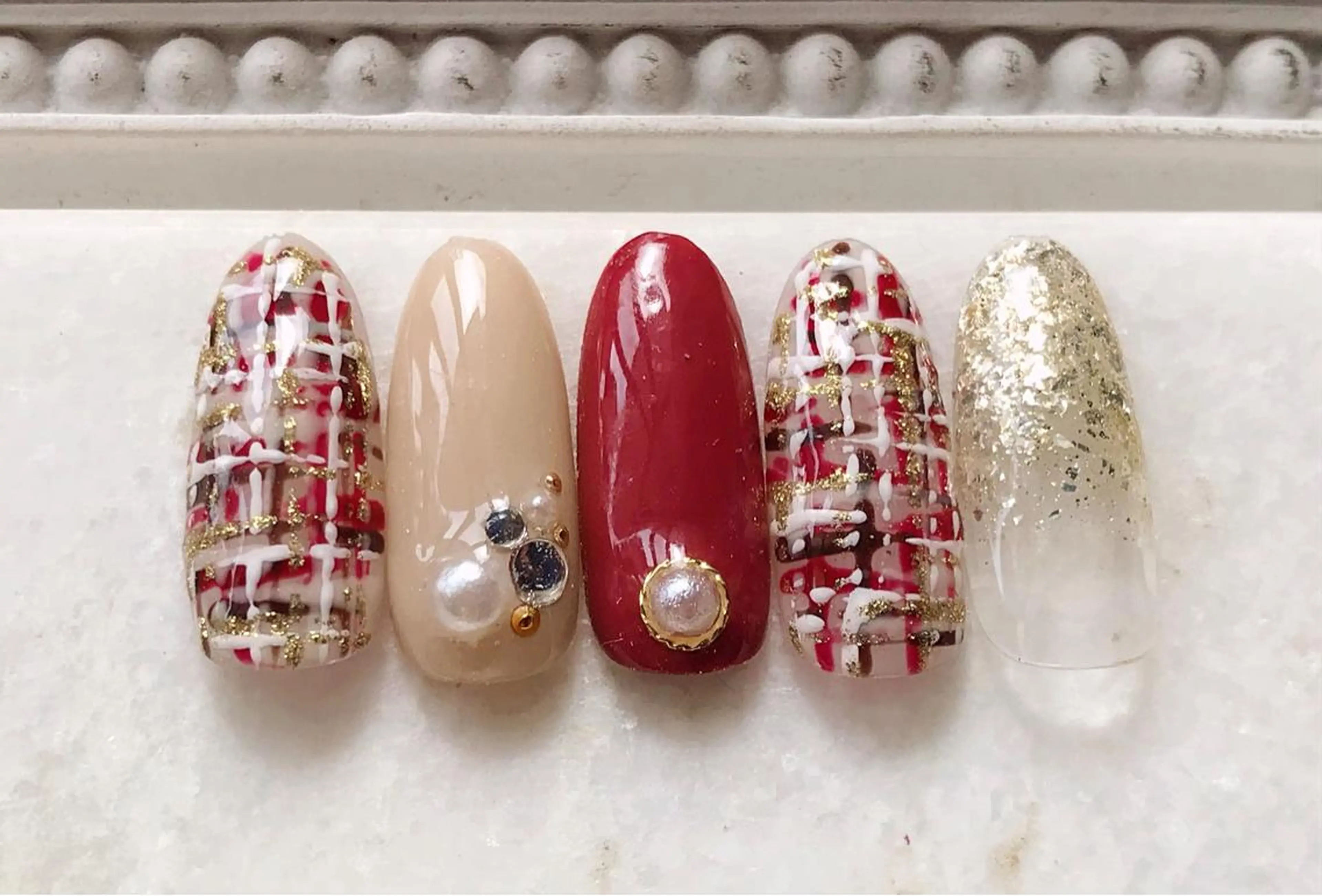 ネイル ジェルネイル パラジェル ハンドネイル Satomi  のネイルデザイン