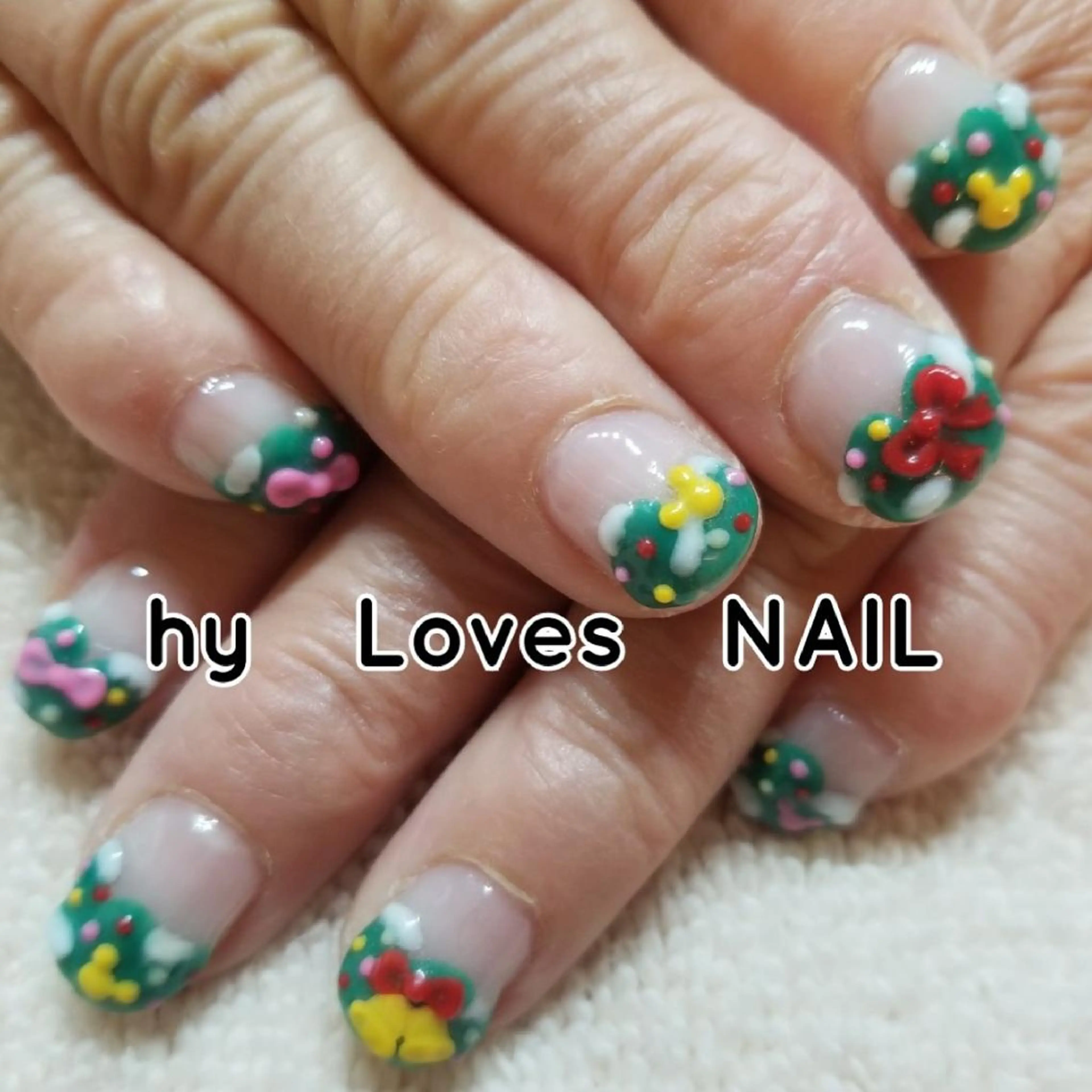 ネイル 冬ネイル クリスマス ハンドネイル よしだ ひろきのネイルデザイン