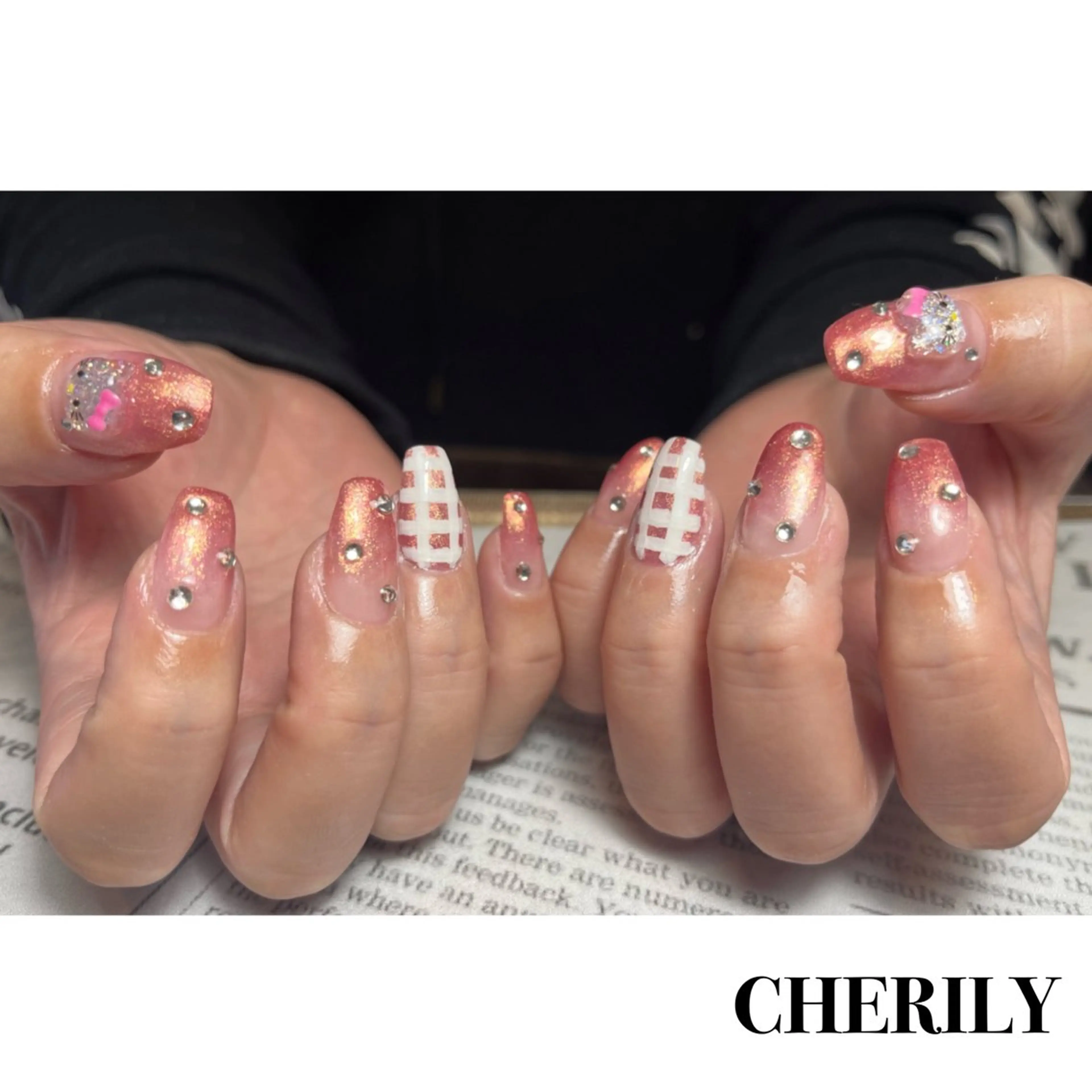 ネイル 持ち込み CHERILY SAKURAのネイルデザイン