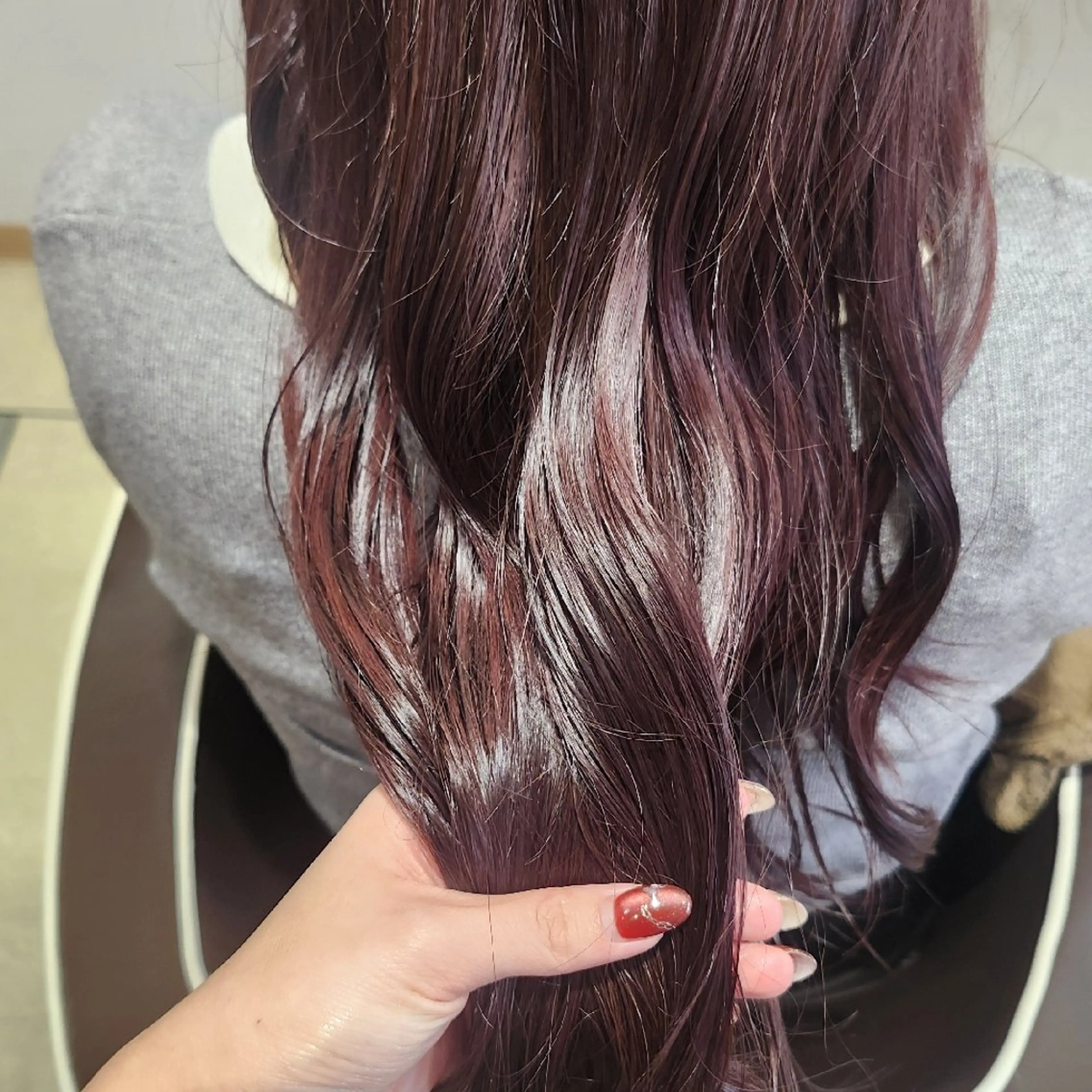 ロング 暖色カラー/髪質改善 /メンズ🧡莉南のヘアスタイル