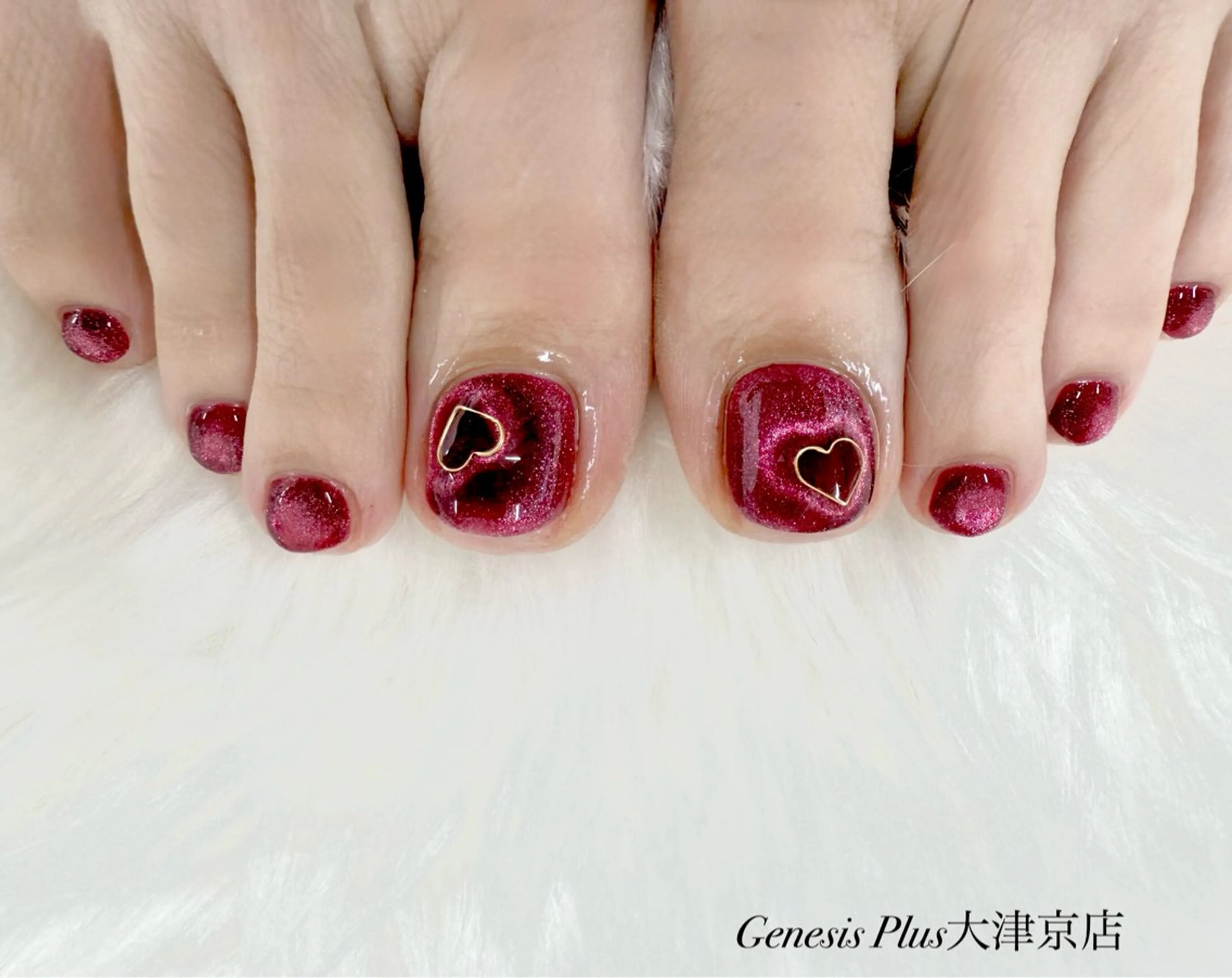 ネイル フットネイル マグネットネイル Genesis Plus大津京店のネイルデザイン