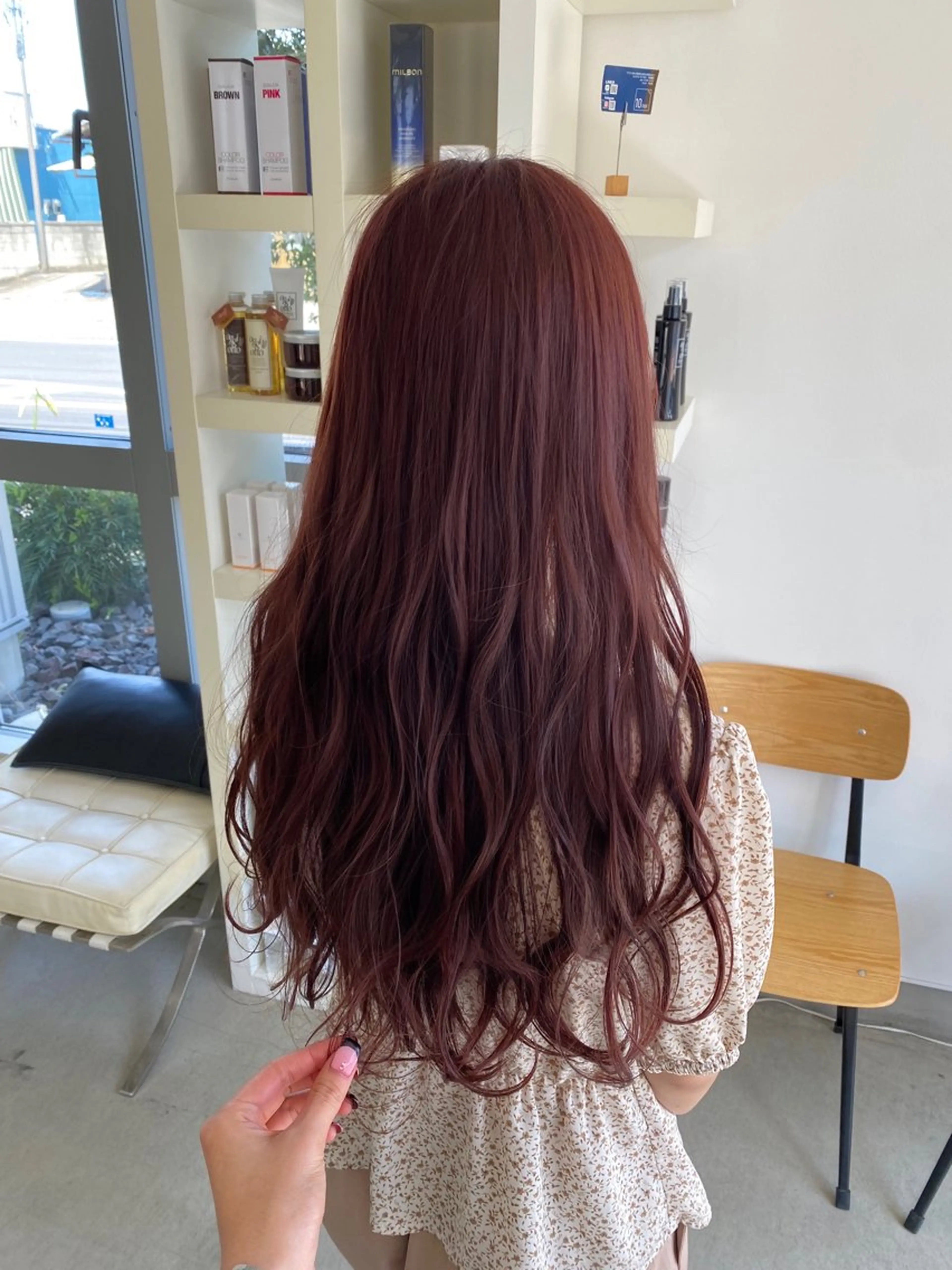 ロング カラー カット ヘアカラー mir所属・堀越 美羽のヘアスタイル