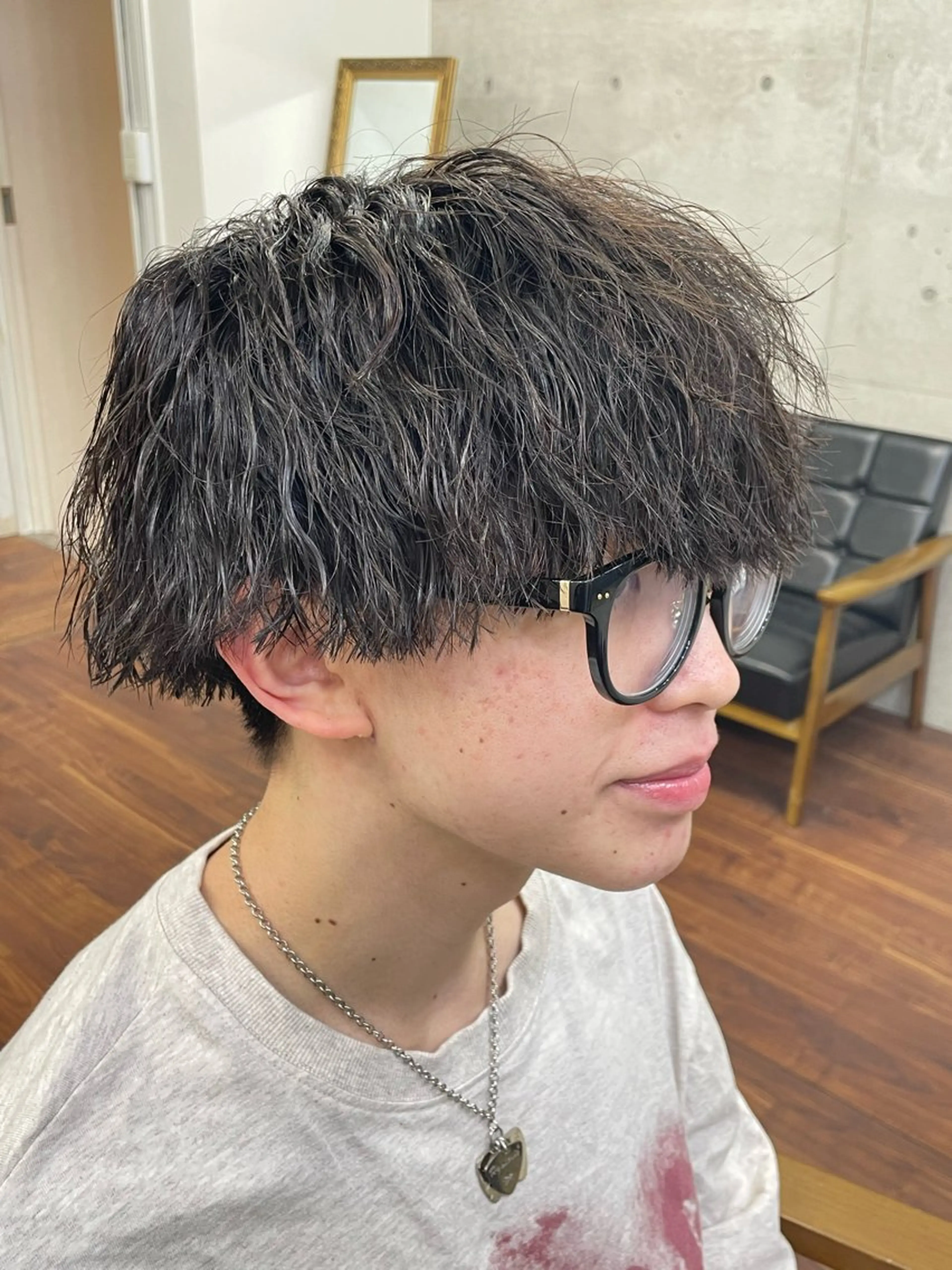 パーマ メンズ メンズパーマ ツイストスパイラルパーマ スパイラルパーマ RITSUKI横浜 メンズ特化😎のヘアスタイル