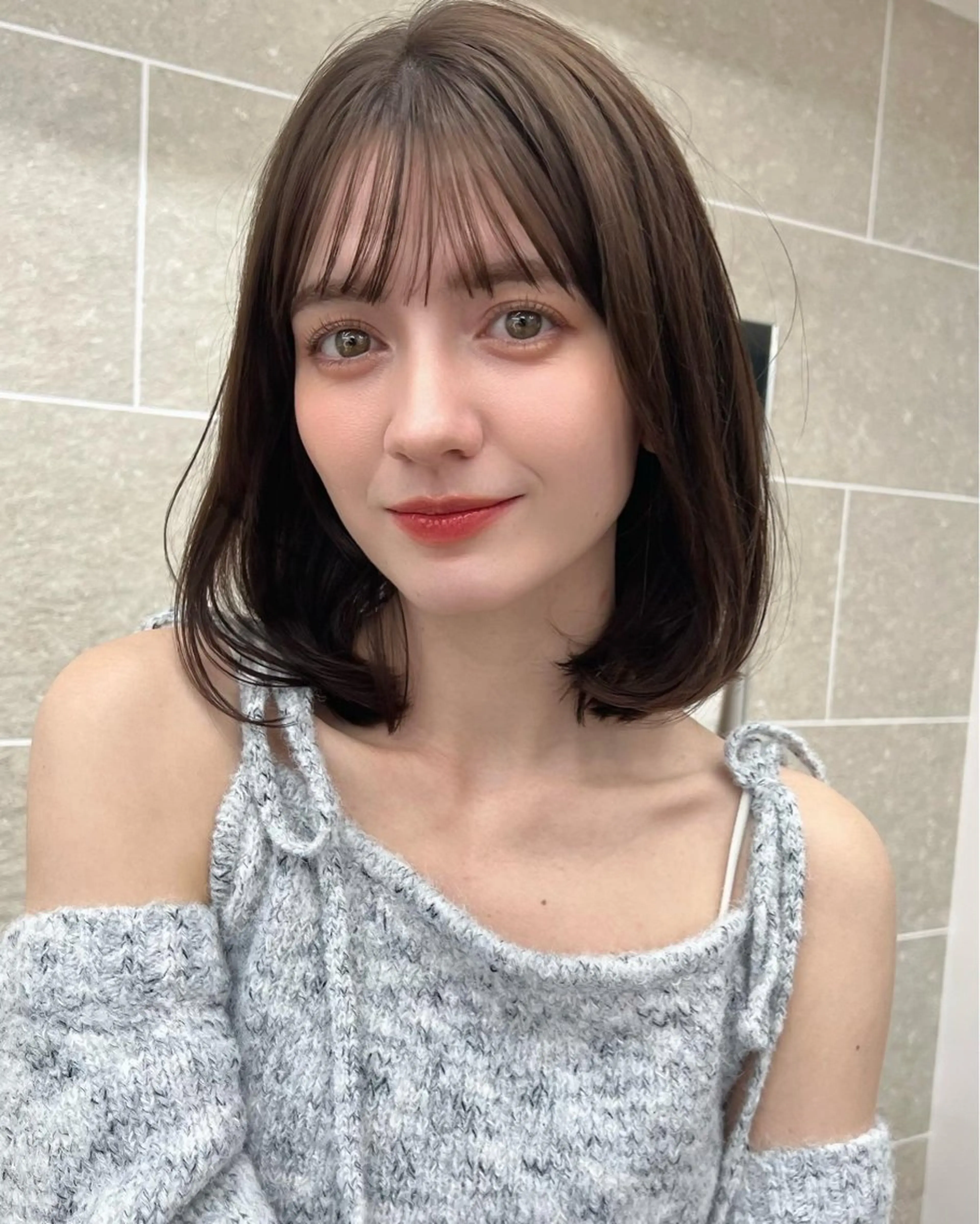 ミディアム パーマ ミディアムパーマ ✨️今だけ無料✨️ 鶴田みなみのヘアスタイル