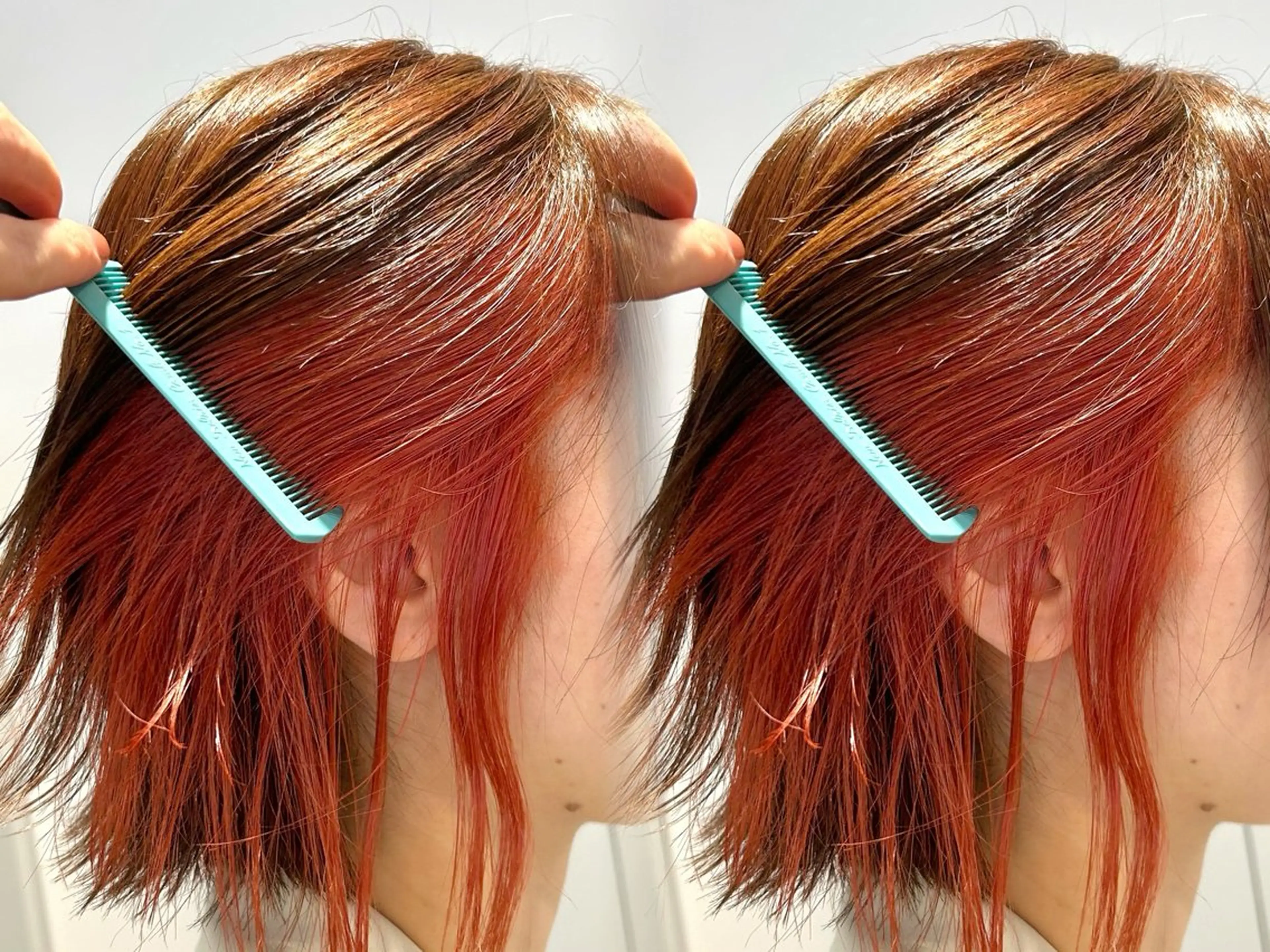 ミディアム カラー インナーカラー ボブ くびれヘア カット ヘアカラー トリートメント 池袋/小顔レイヤー/ 顔まわり/taigaのヘアスタイル