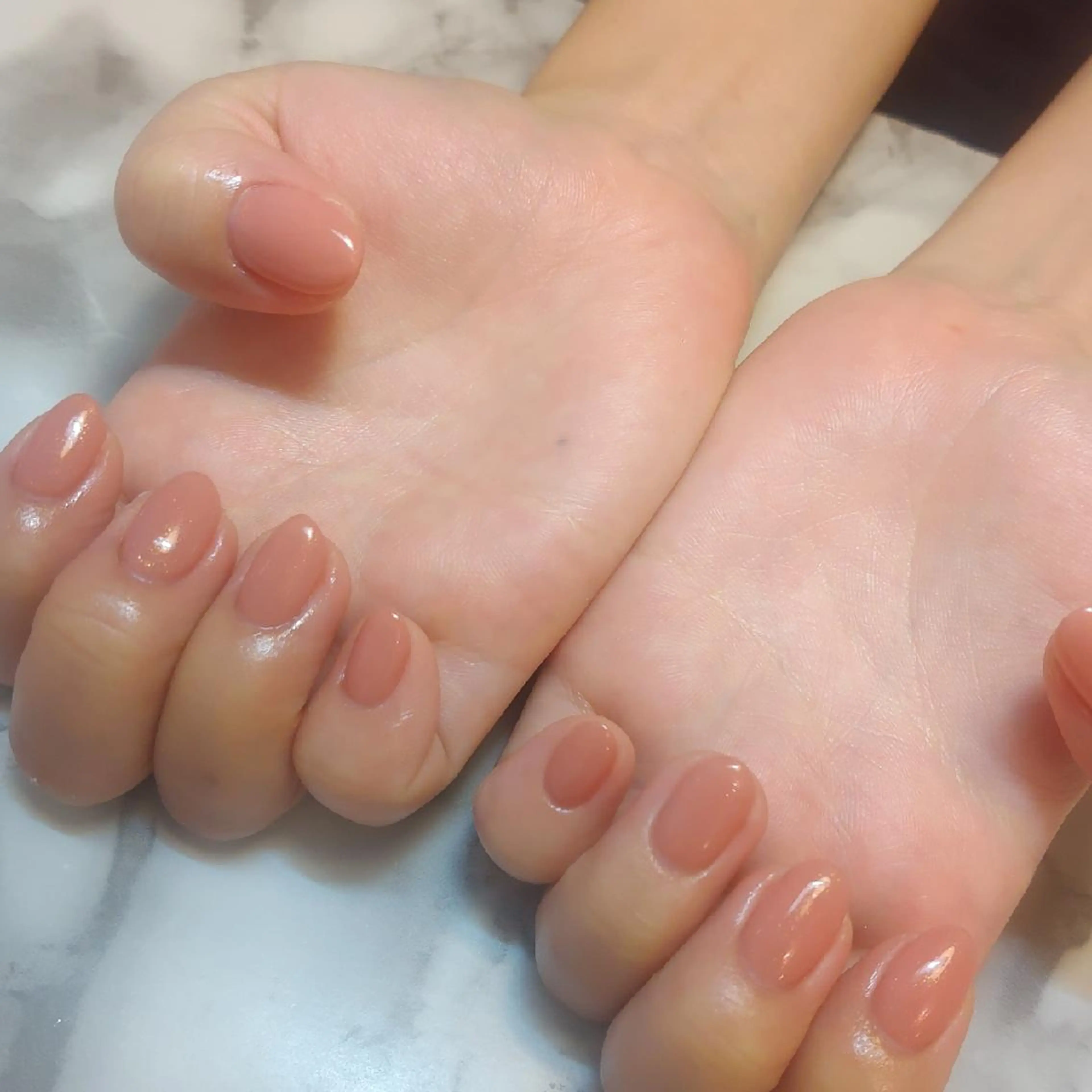 ネイル ワンカラーネイル ジェヌインネイル 河内のネイルデザイン