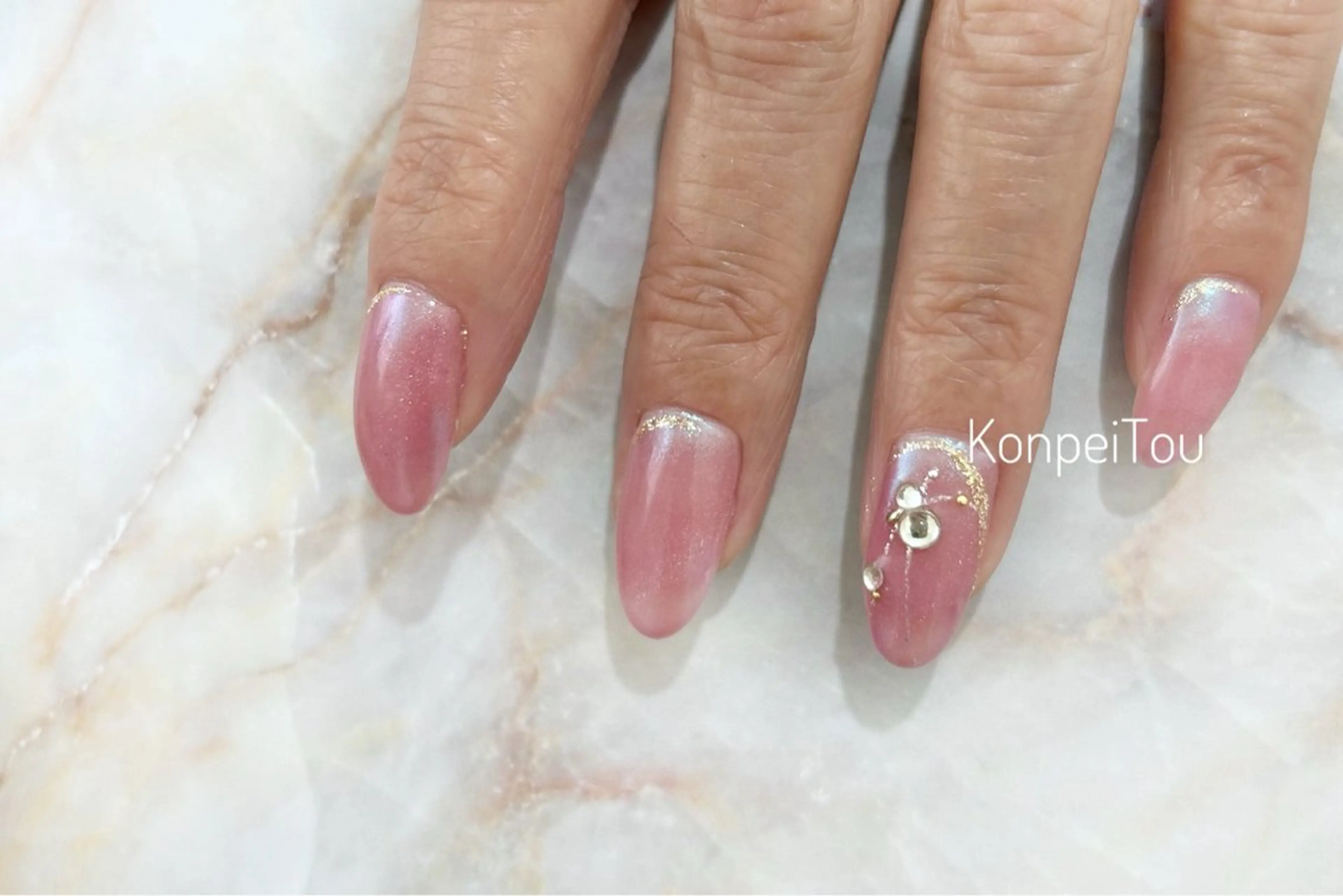 ネイル ハンドネイル おうちのネイルサロン　konpeiTou〜こんぺいとう〜所属・おうちのネイルサロン KonpeiTouのネイルデザイン