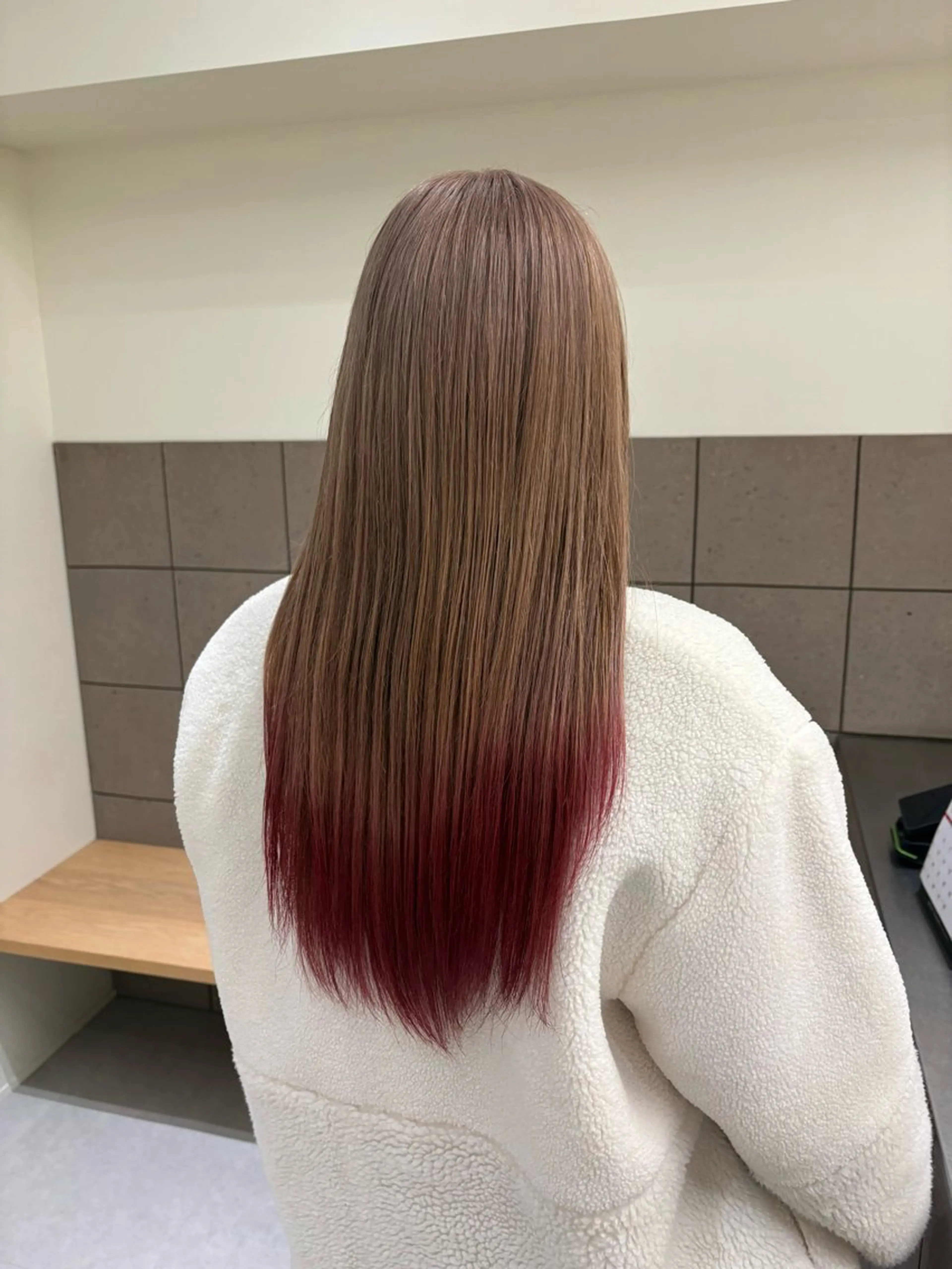 ロング ヘアカラー トリートメント natsuki /HUIのヘアスタイル