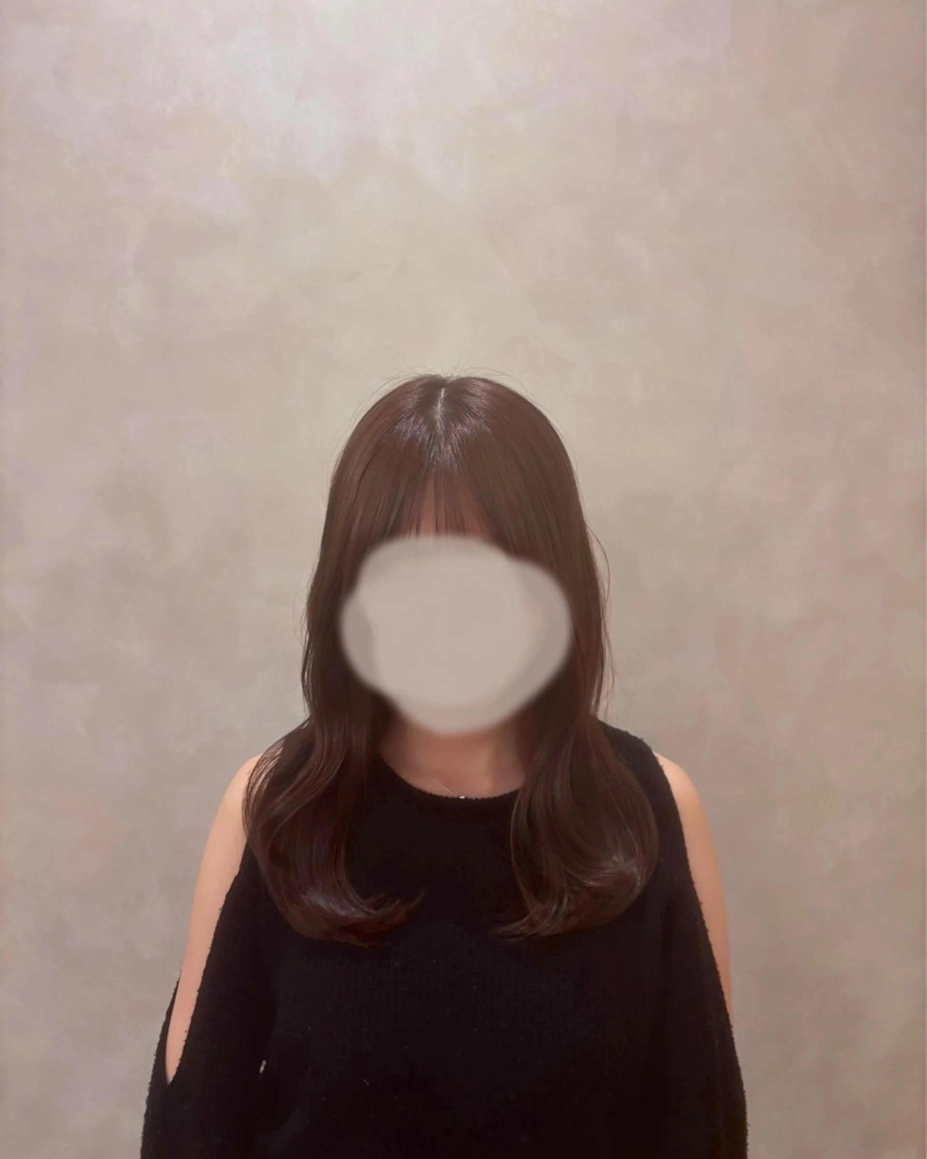 🍑カット+暖色カラー(白髪染め、オーガニックカラー可)の写真
