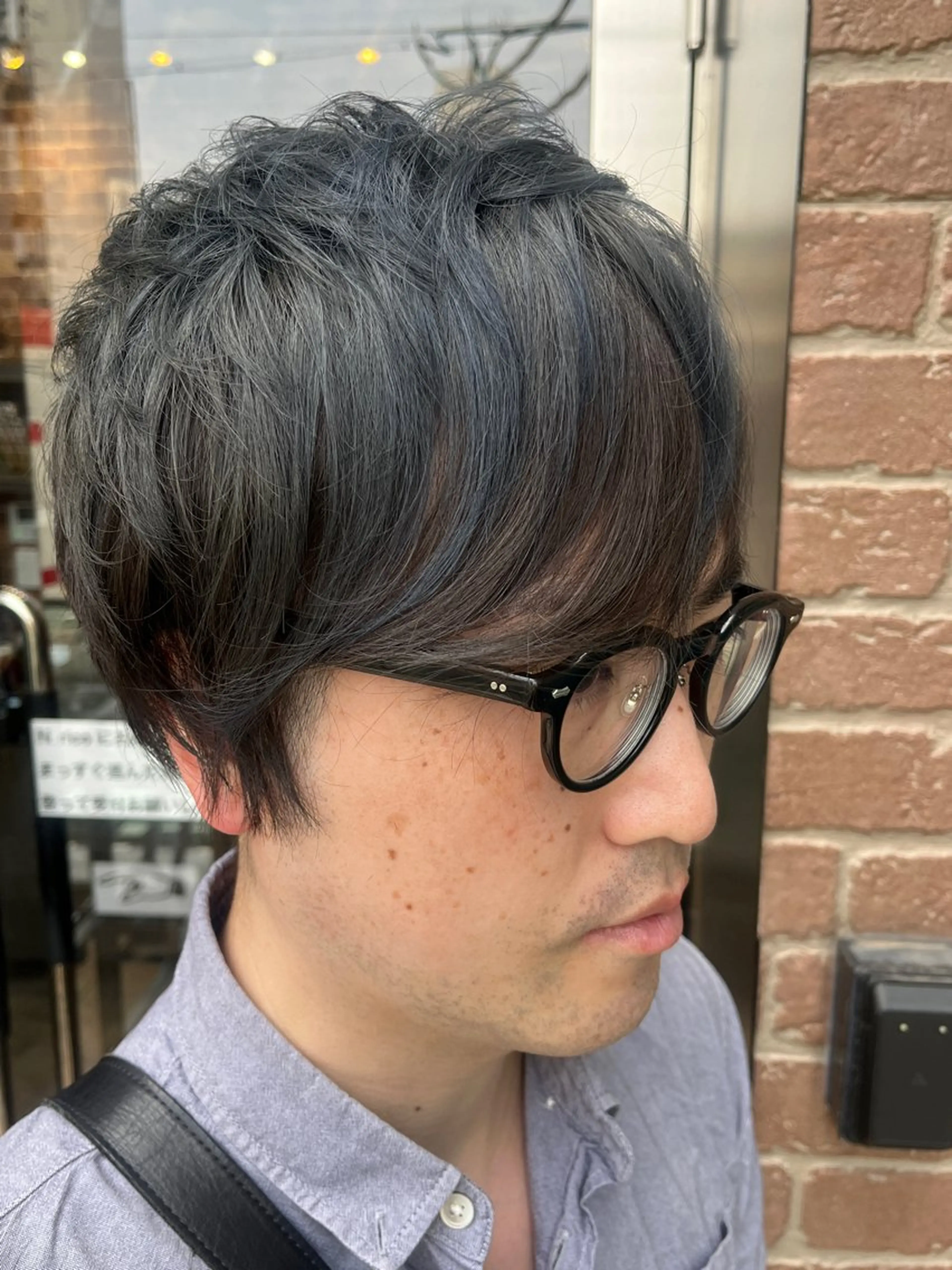 セミロング カラー 久木原 ゆりのヘアスタイル