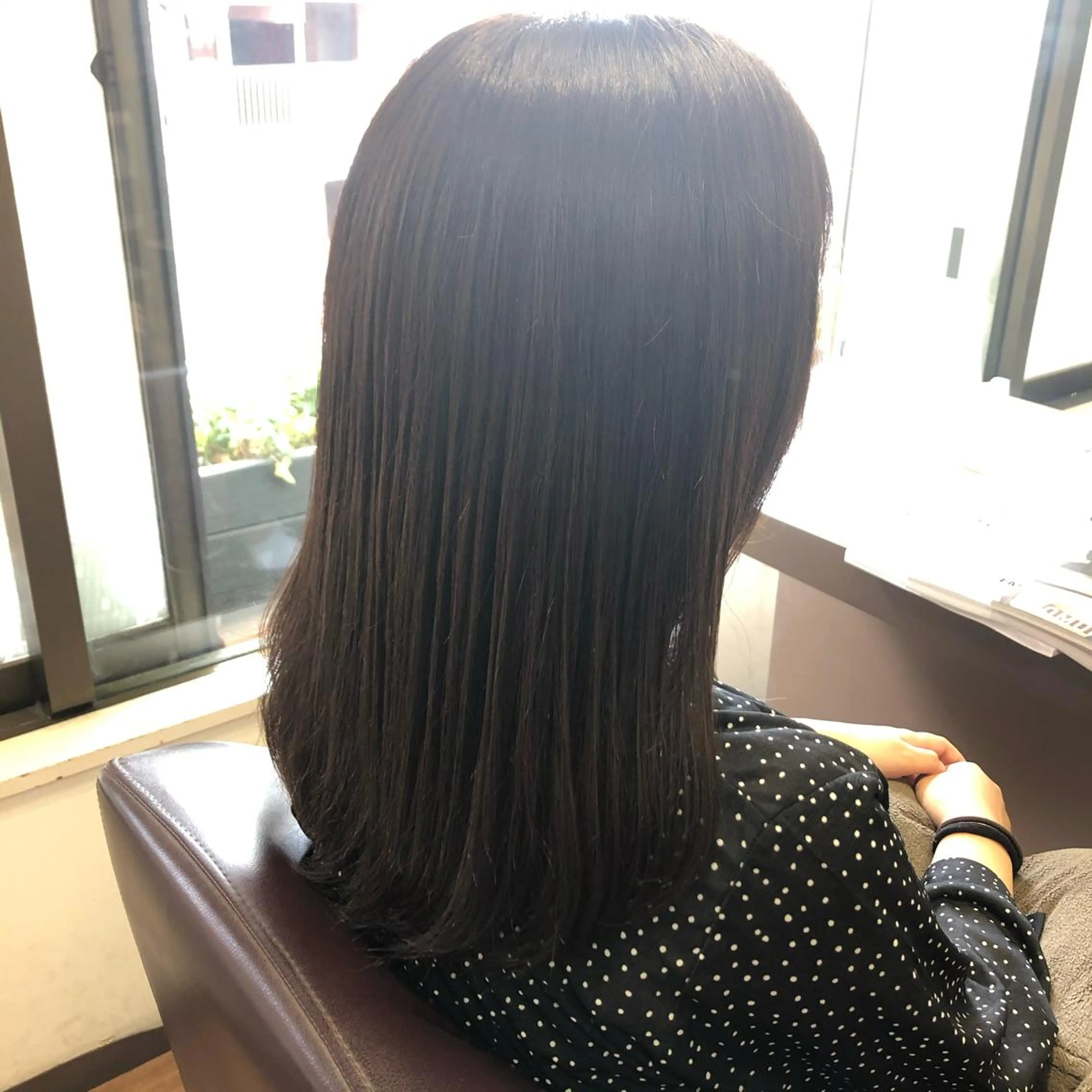 広がり抑える&ボリュームダウン🌟カットフォルムコントロール🌟の写真