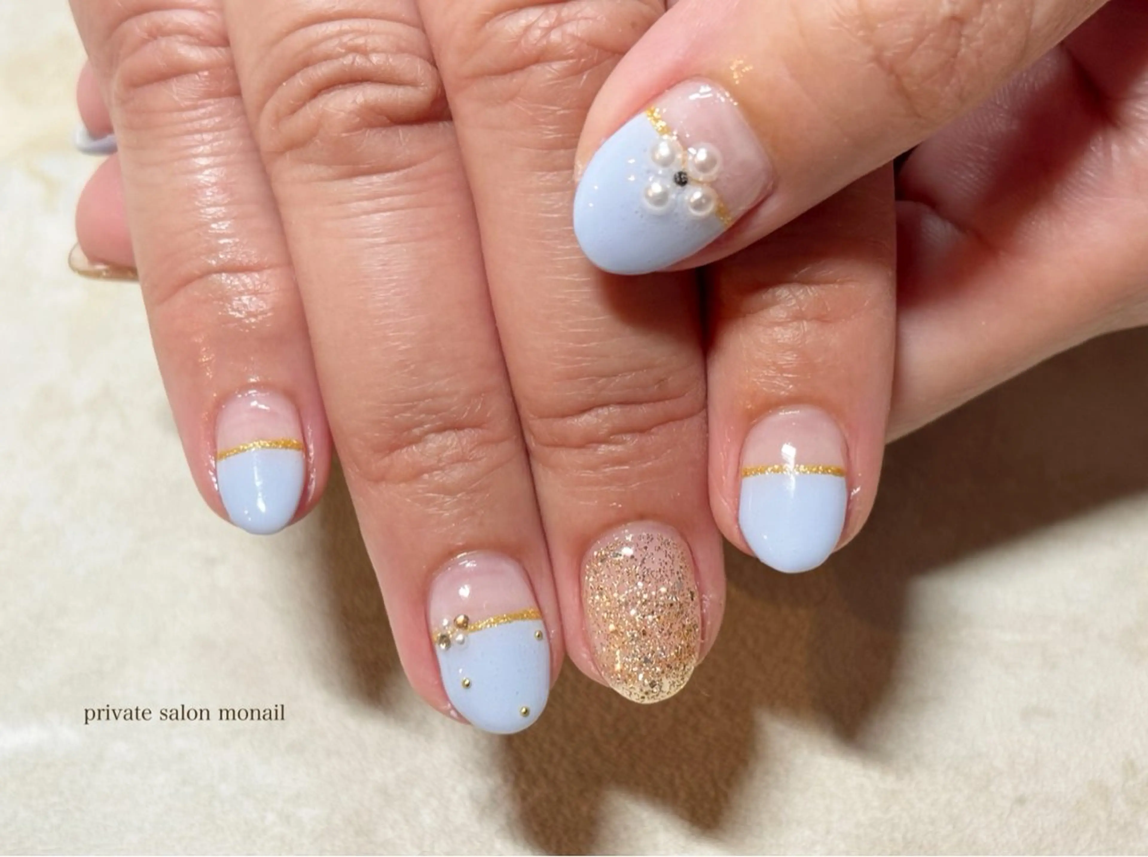 ネイル フレンチネイル nail salon monailのネイルデザイン
