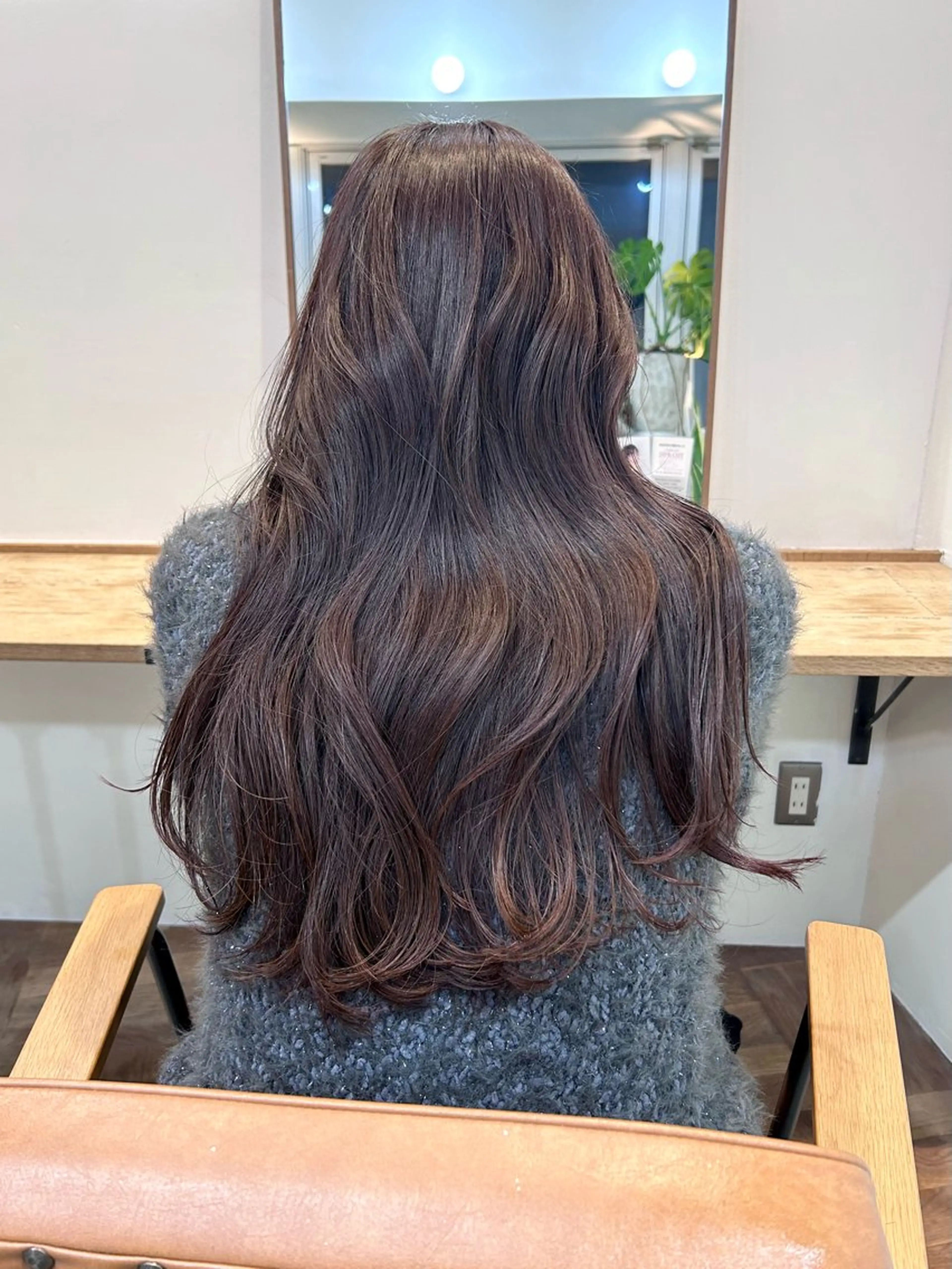 ロング カラー 透明感カラー レイヤーカット 似合わせカット みうら ありさのヘアスタイル
