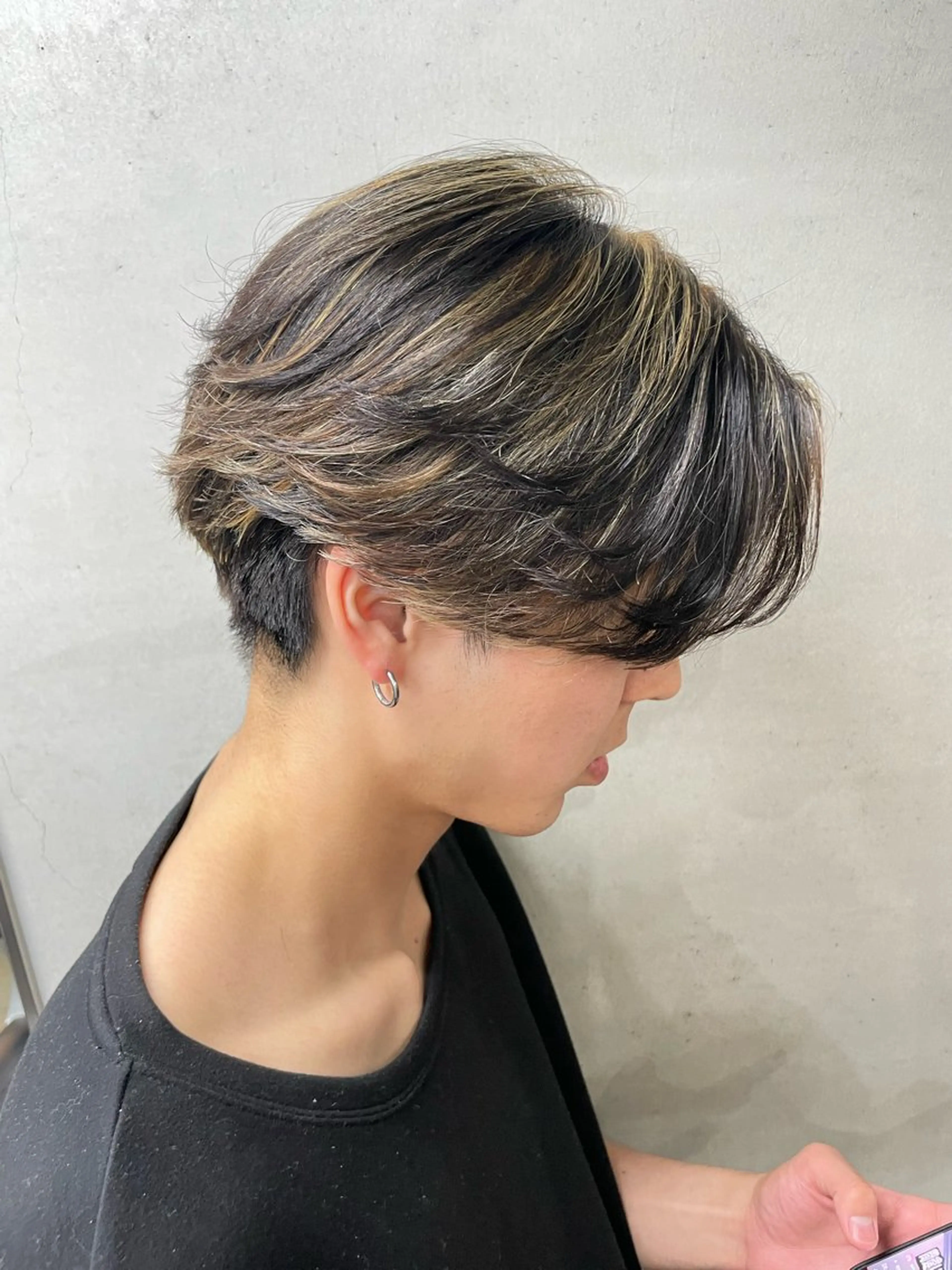 ショート カラー パーマ ヘアアレンジ メンズ カット パーマ トリートメント ヘアセット 亀井隆汰/メンズ専門 パーマ特化美容師のヘアスタイル
