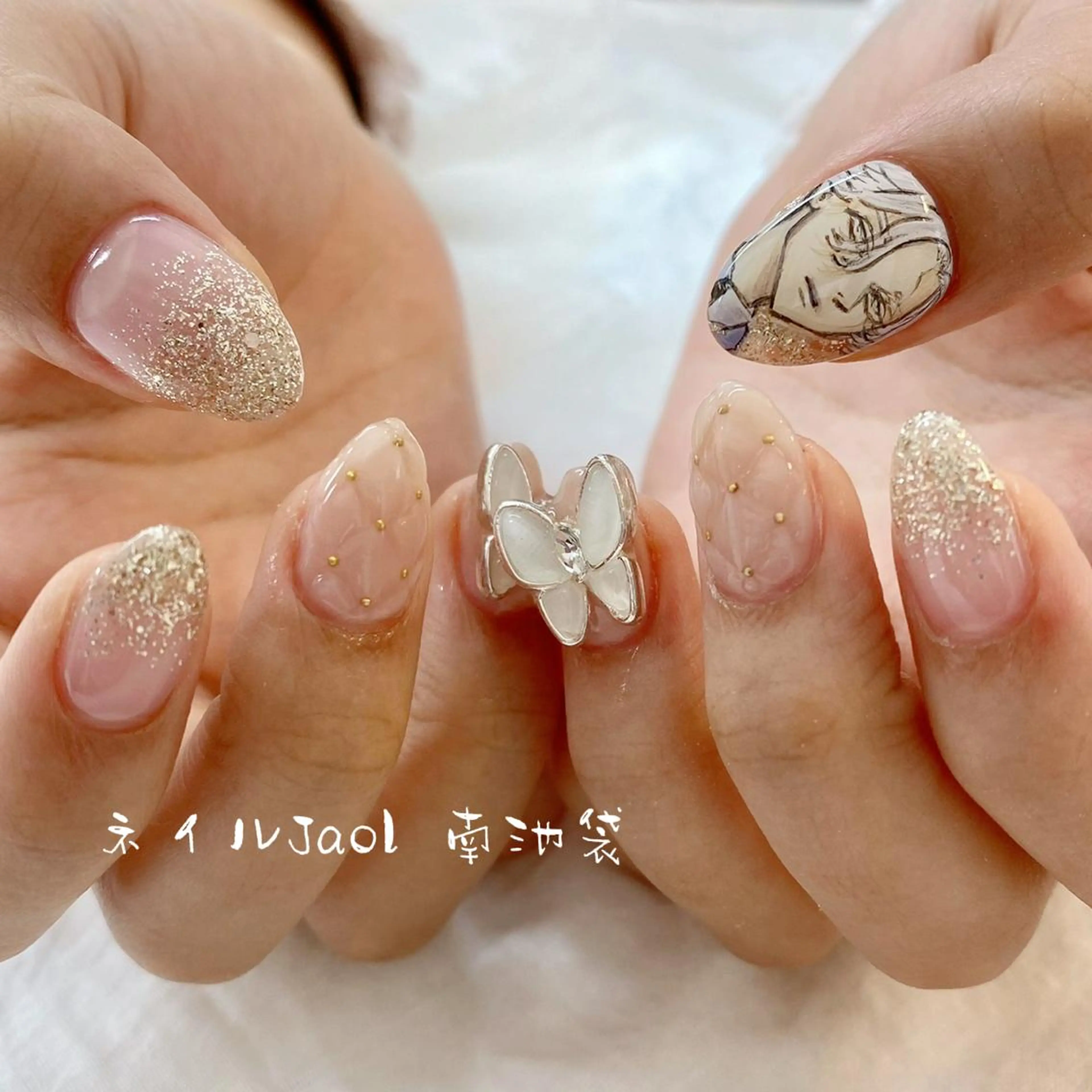 ミディアム ネイルJaol 池袋のネイルデザイン