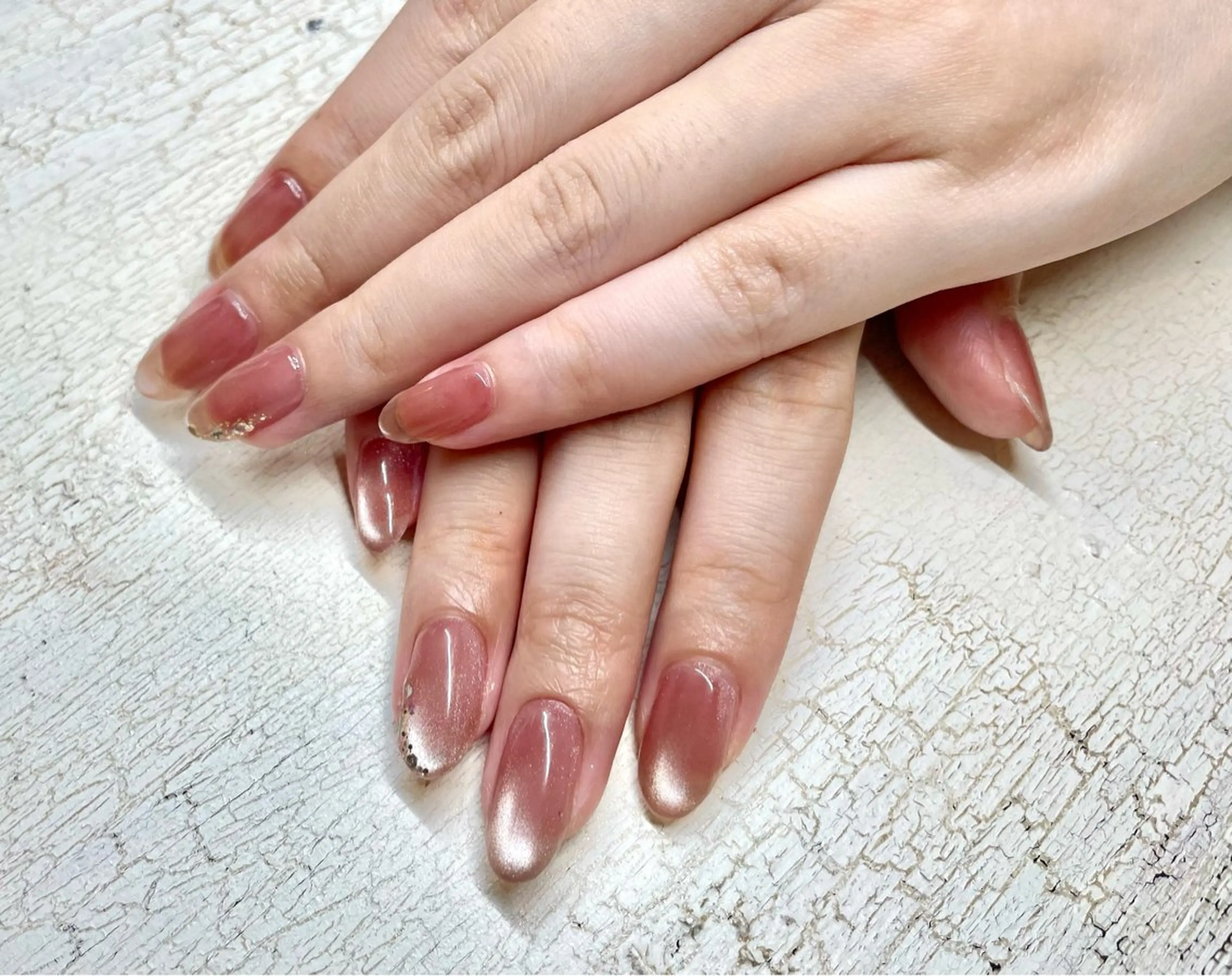 ネイル アートネイル マグネットネイル マグネットワンカラー ワンカラーネイル シンプルネイル Nail Salon ROSEDALE所属・ROSEDALE 鈴木のネイルデザイン