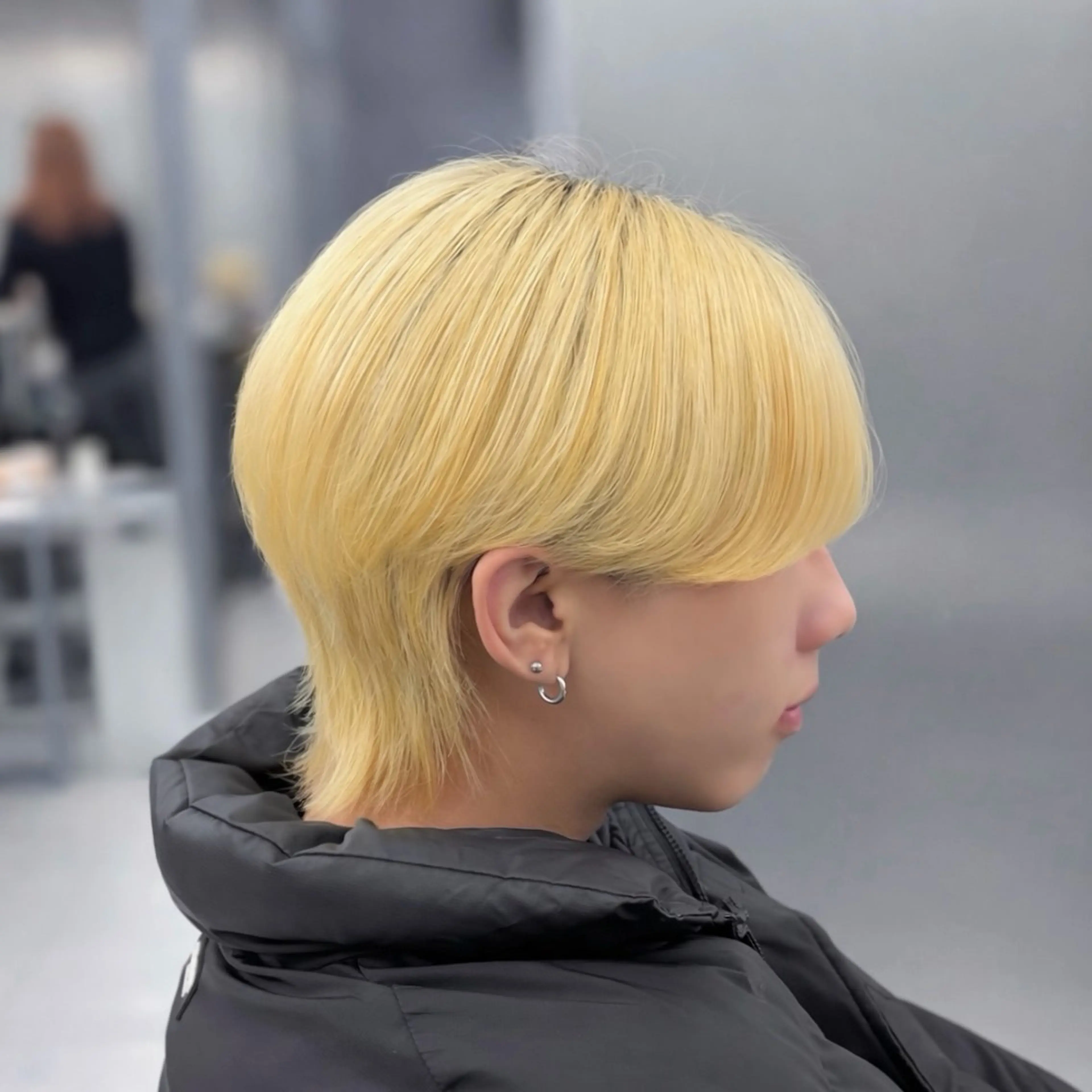 ミディアム カラー メンズ カット ヘアカラー トリートメント ʜᴀʀᴜᴋᴀ♱メンズ ウルフ/ブリーチのヘアスタイル