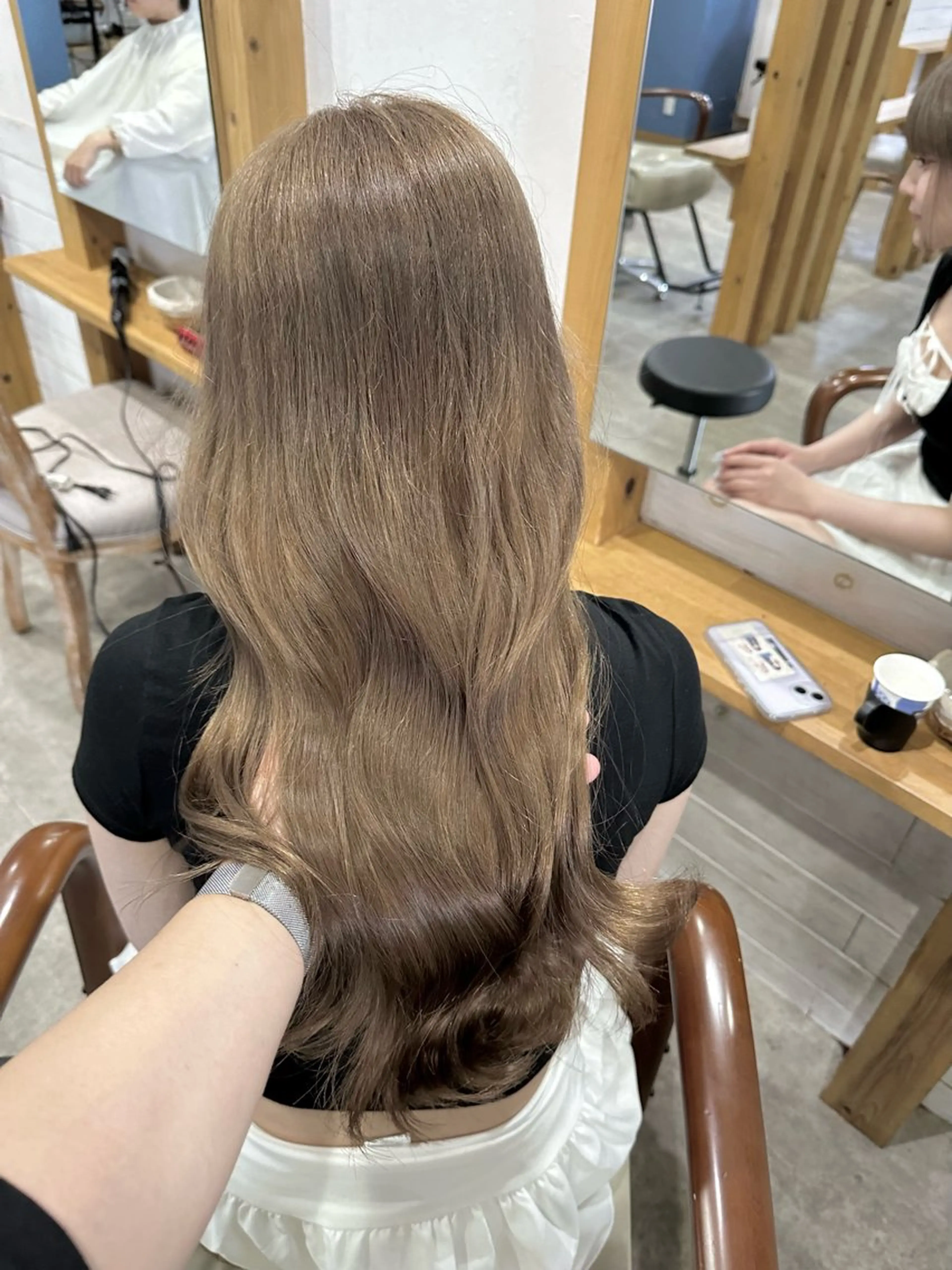 ロング カラー カット ヘアカラー 柔らかいハイトーン/ kizunaのヘアスタイル