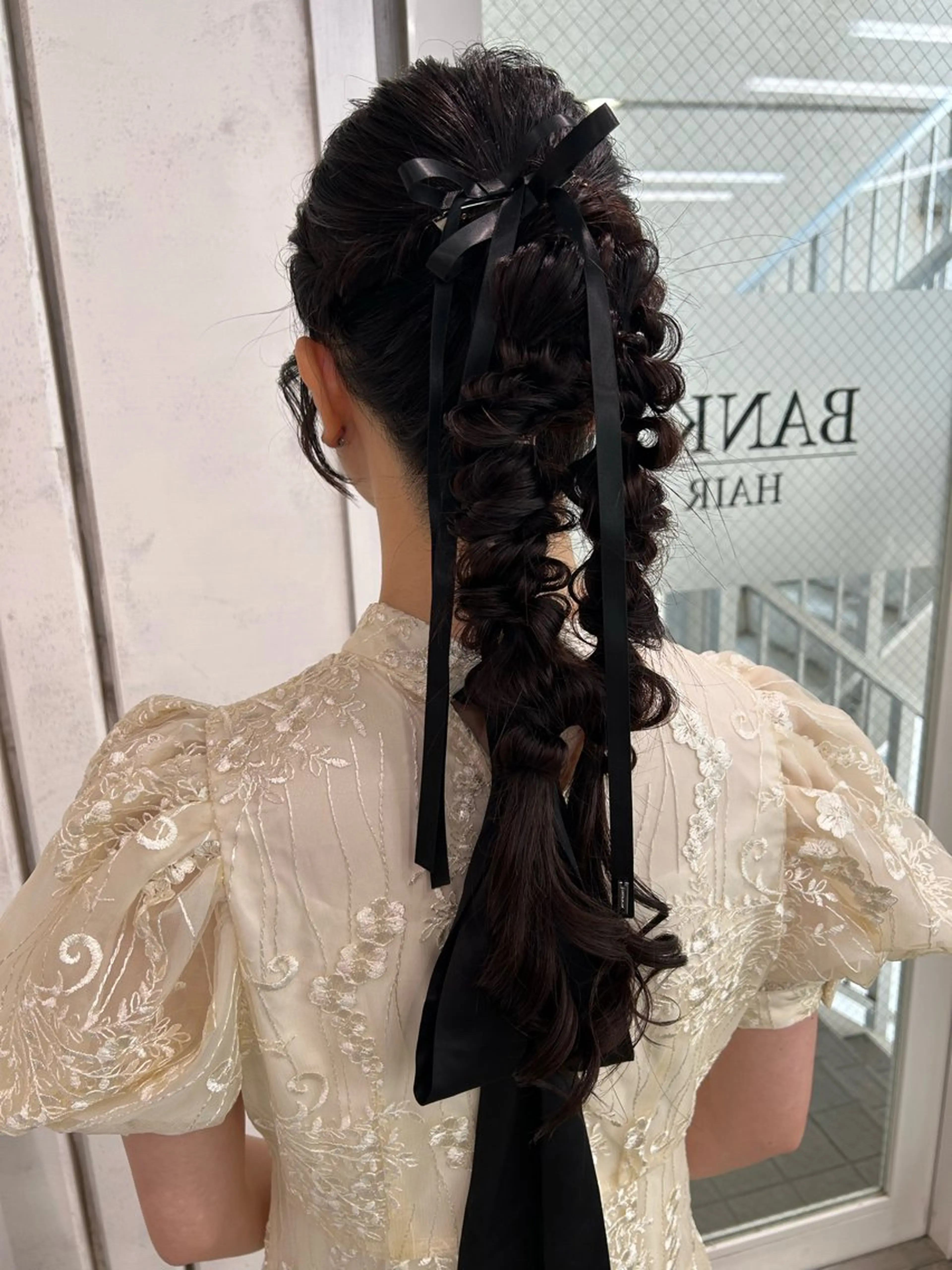 ヘアアレンジ 透明感カラー・ 髪質改善🩵イケダのヘアスタイル