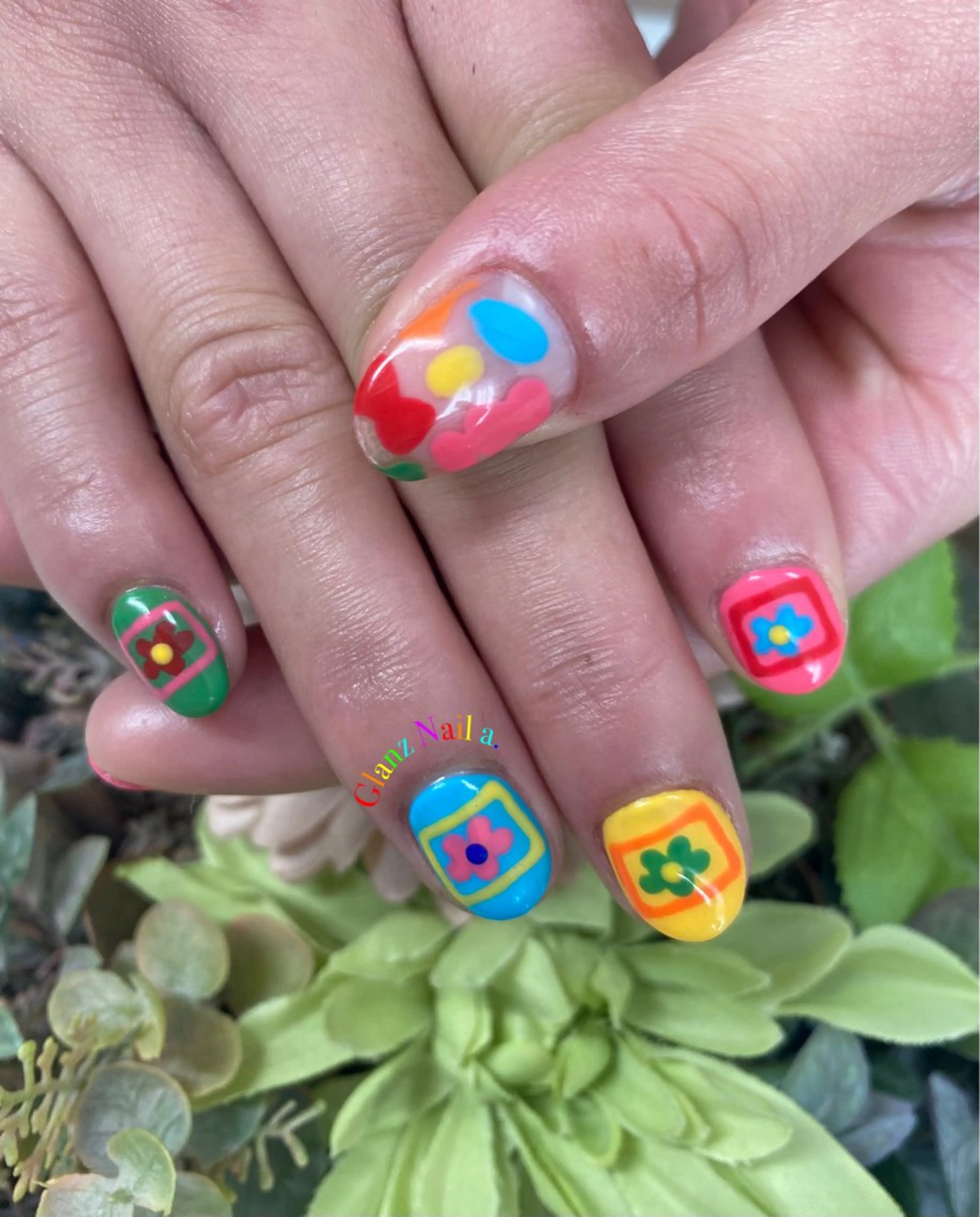 ネイル アートネイル Glanz  Nail aのネイルデザイン