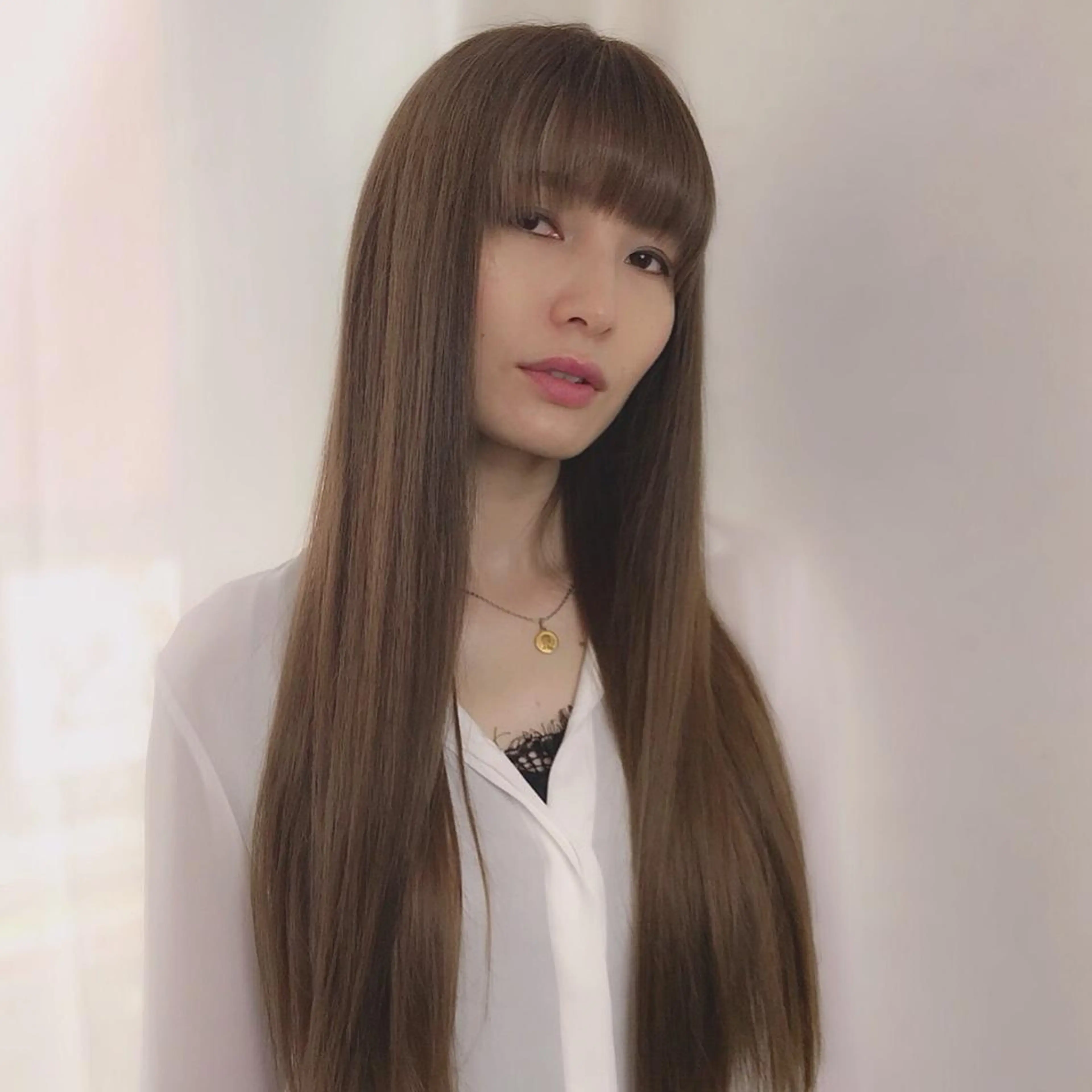 ロング カラー ベージュカラー グレージュ TOWA 野村　コウダイのヘアスタイル