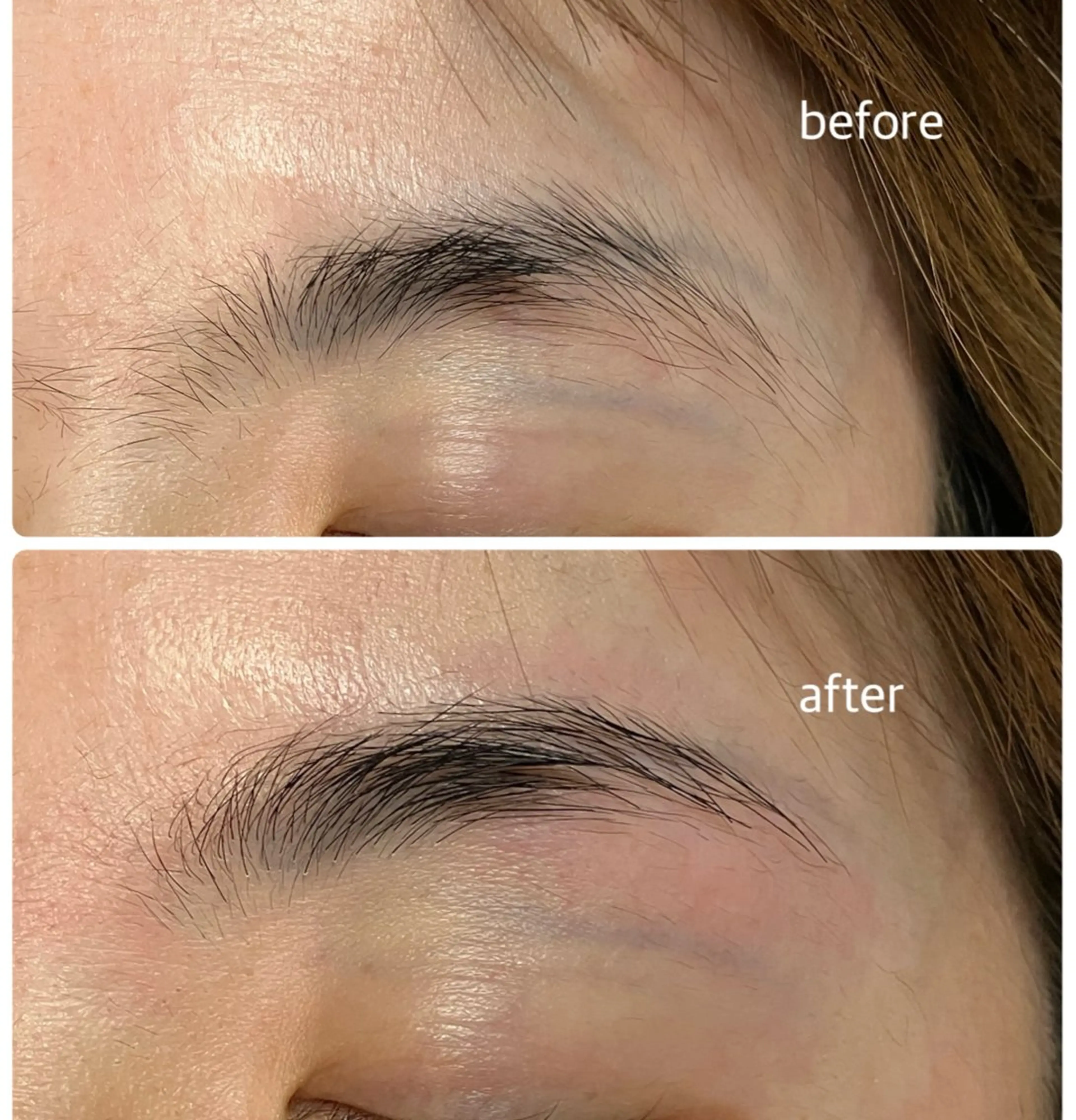 【初回半額】描かなくても整う大人女性の自然眉“フレンチブロウ”の写真