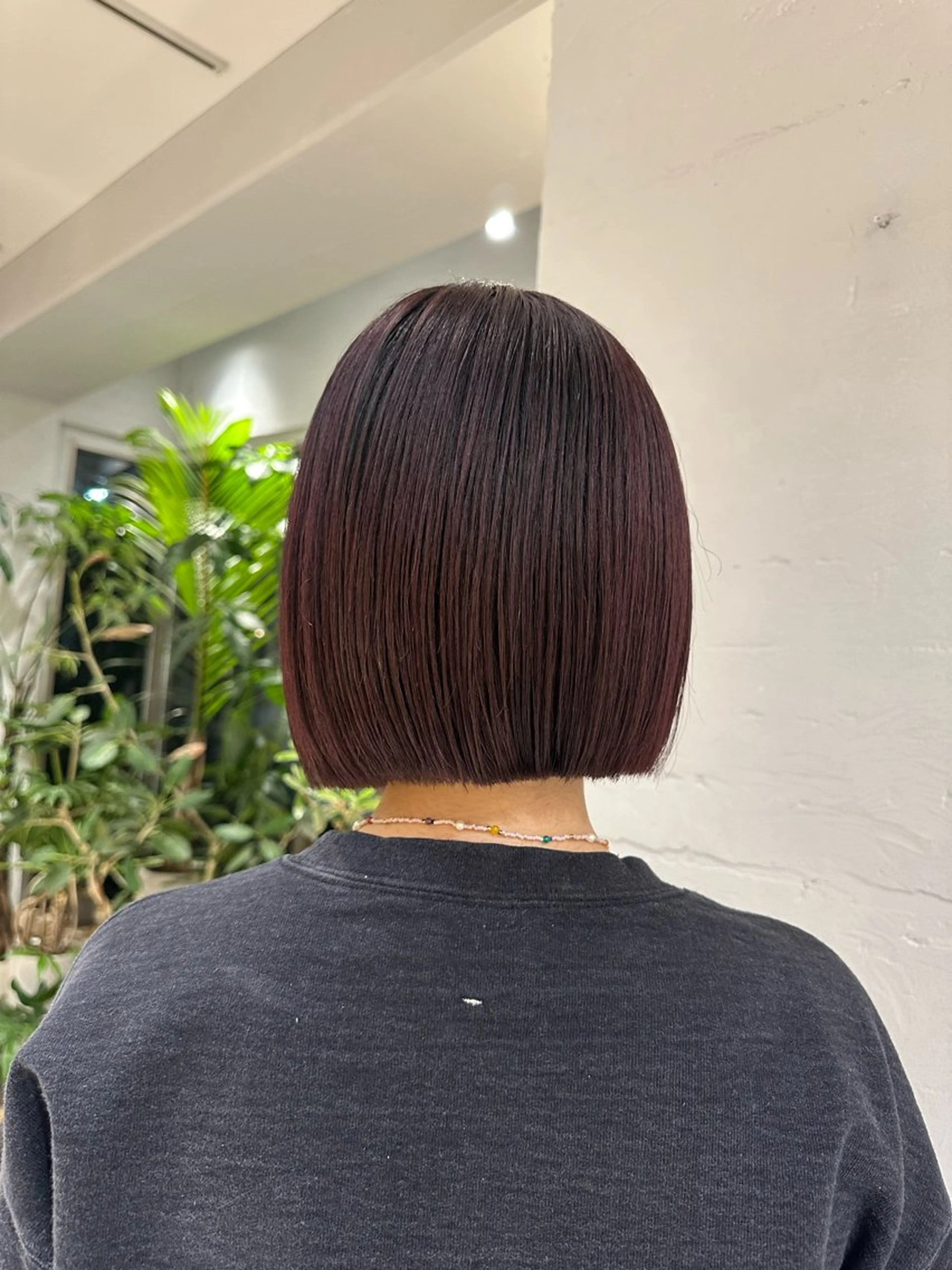 ミディアム カラー ボブ/ハイトーン/ foto miyu☆のヘアスタイル