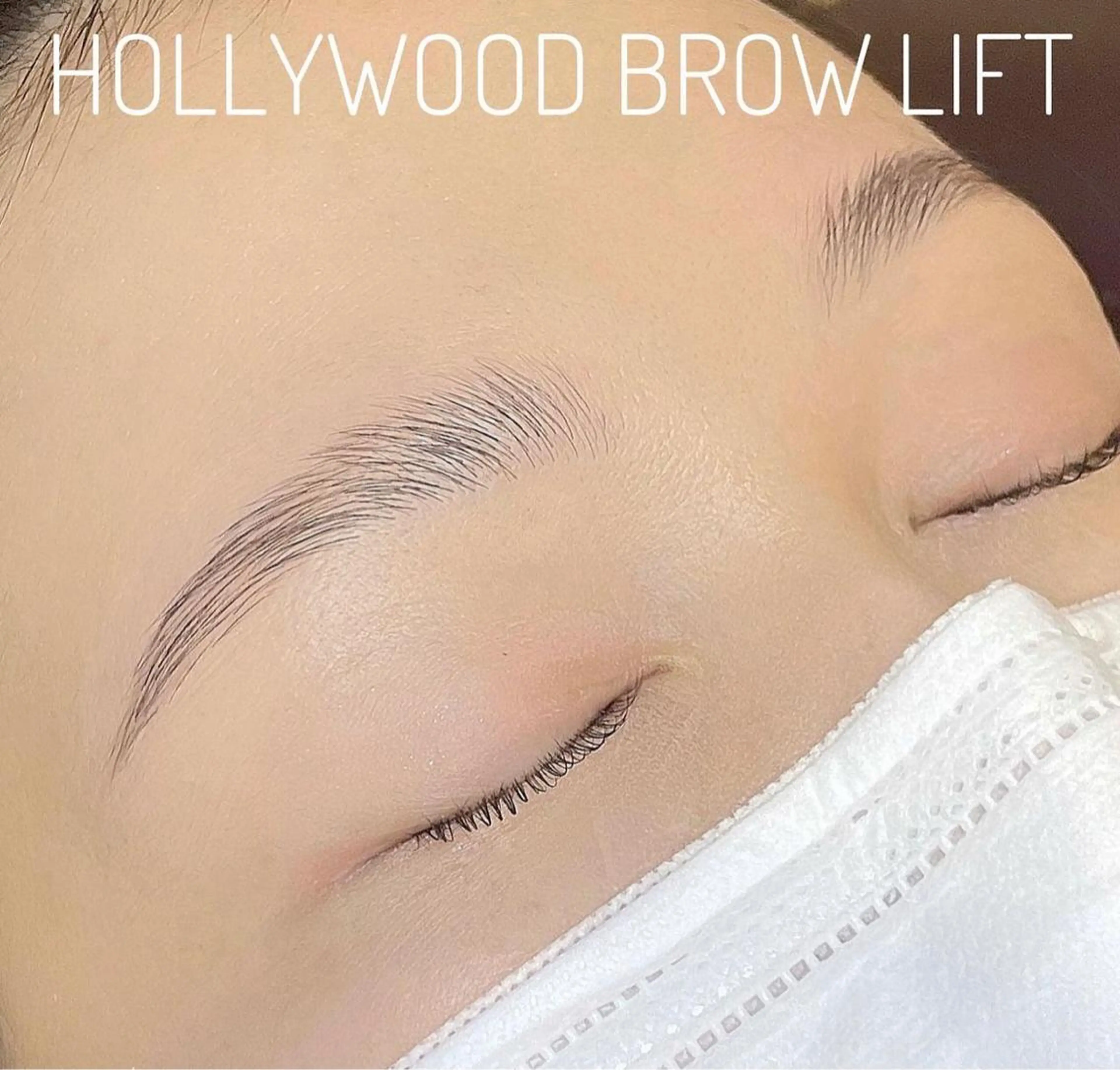 アイブロウ ハリウッドブロウリフト M.wish Satsukiのマツエク・マツパデザイン