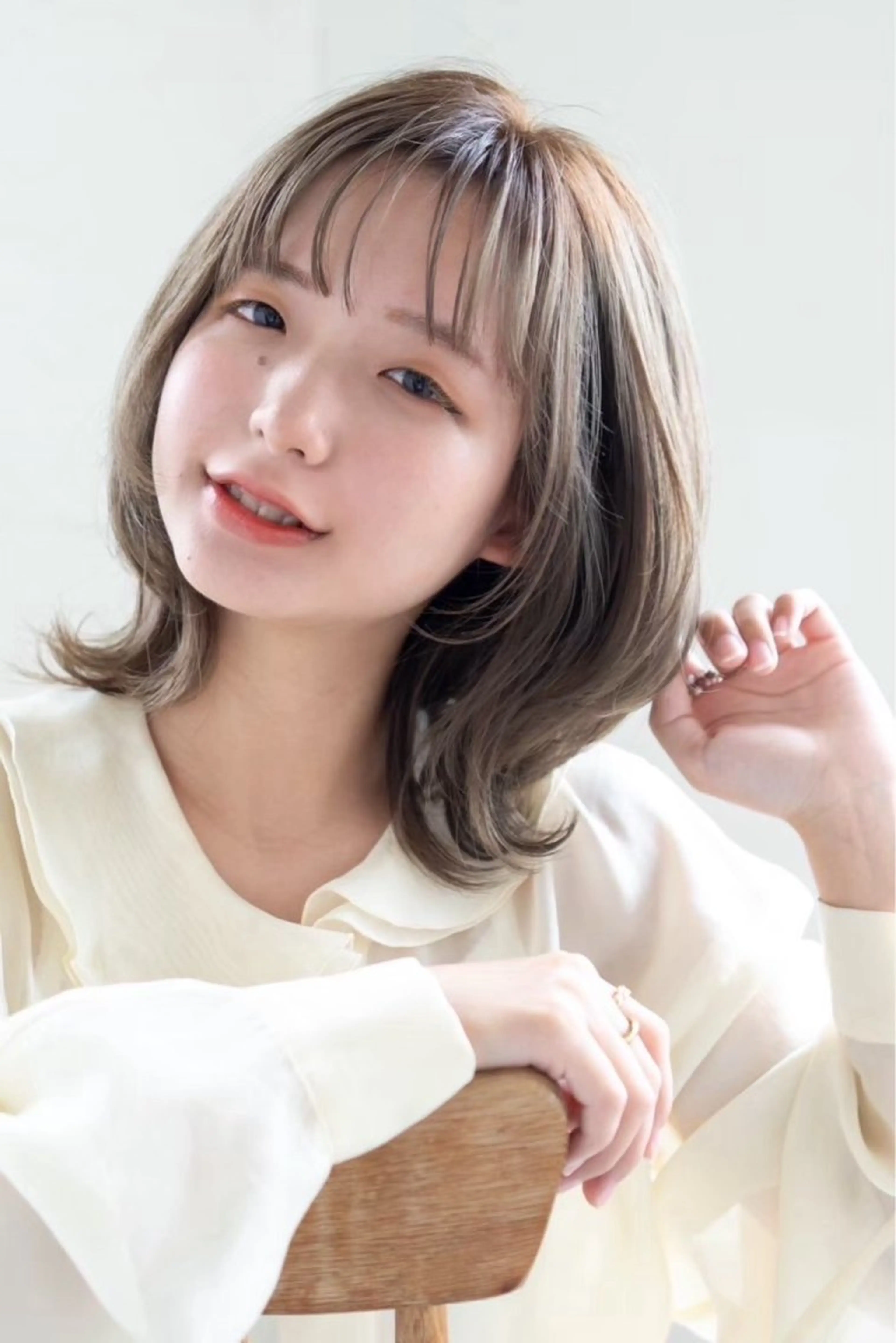 ミディアム 💞岡村 羽陽💞のヘアスタイル