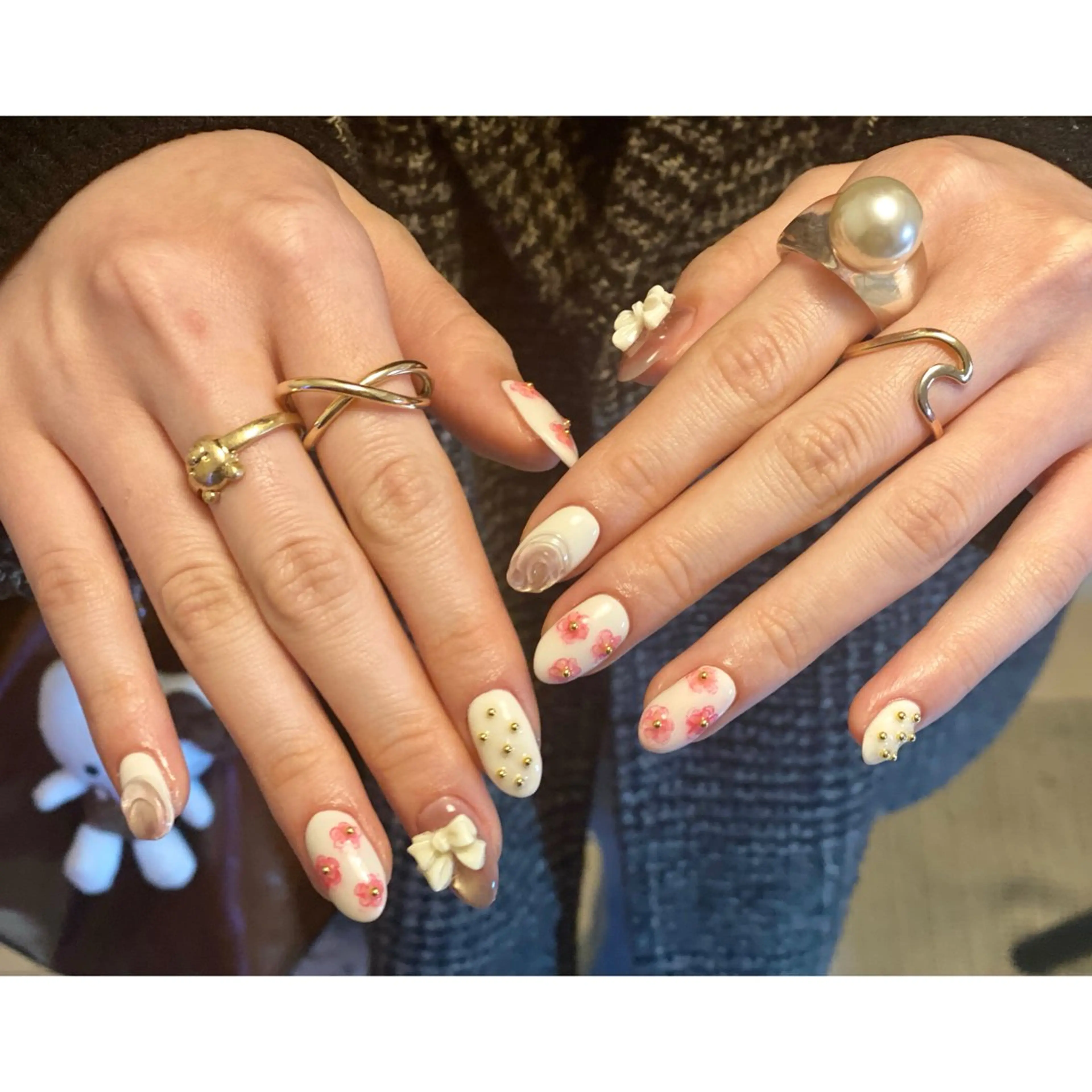 ネイル ハンドネイル ⏦Little 𐙚 Nail⏦のネイルデザイン