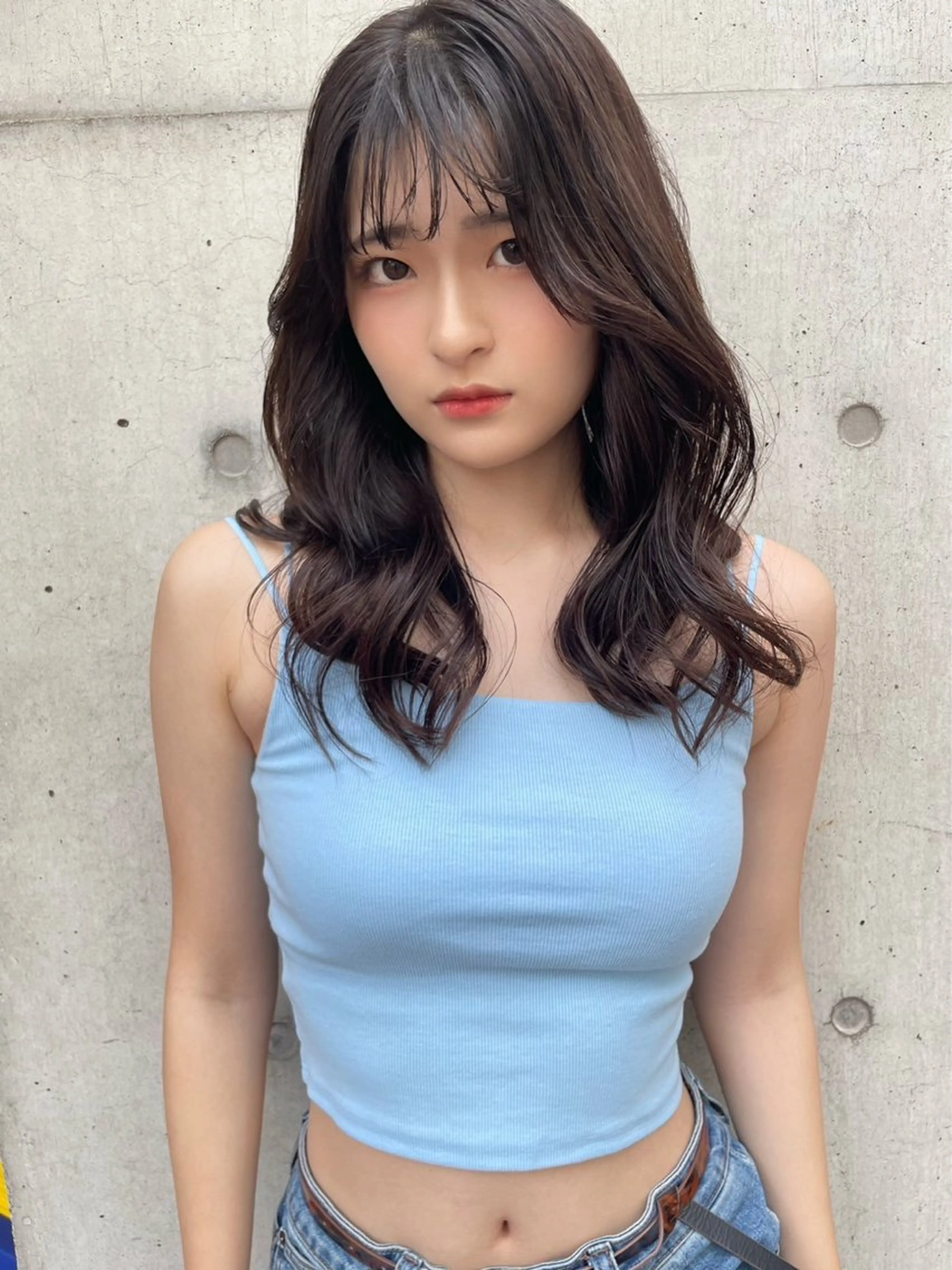 【ダメージレスカラー＋カット】似合わせカット＋髪質改善カラー＋4ステップトリートメントの写真