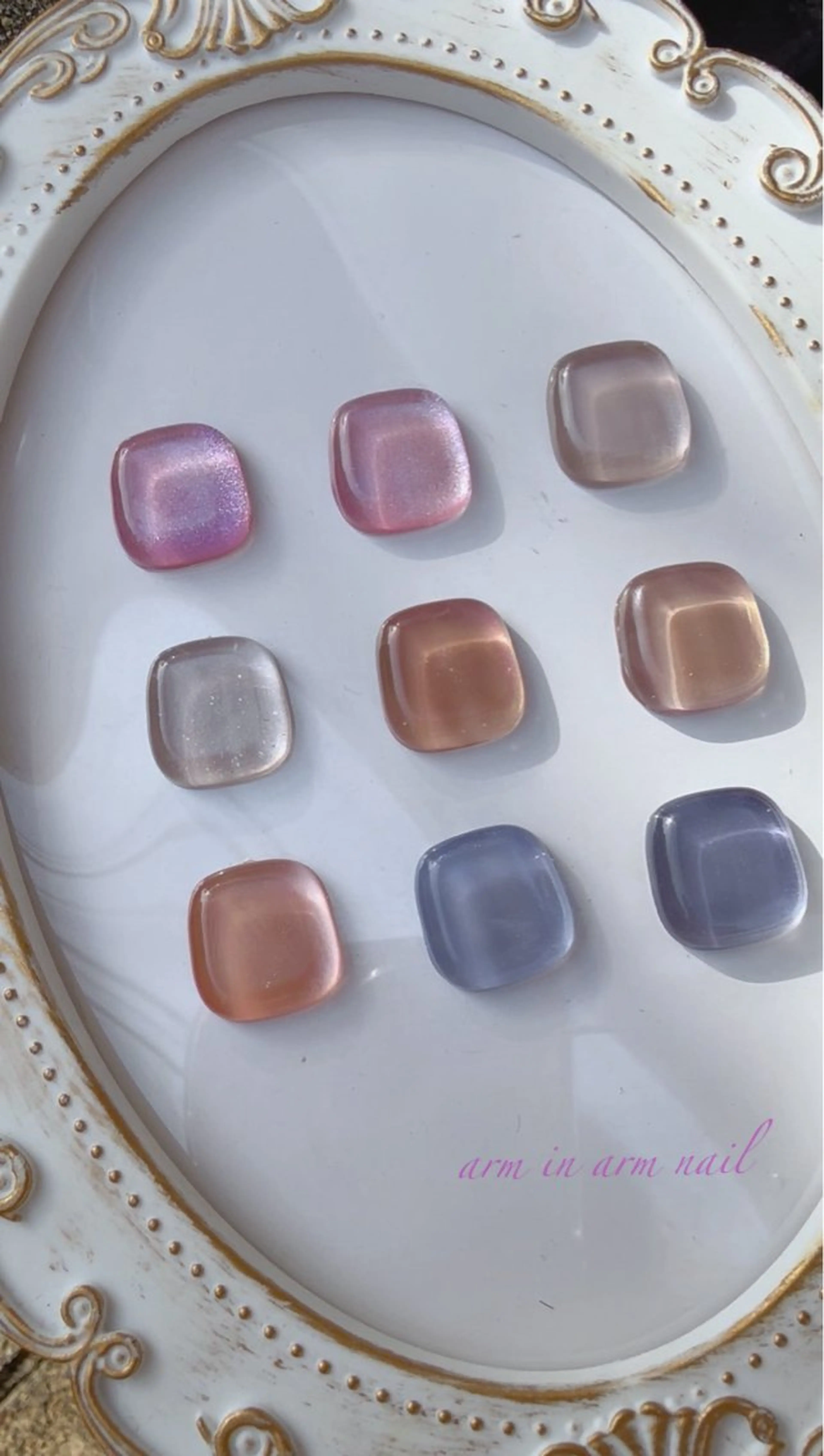 ネイル マグネットネイル arm in arm ︎✿Yamamotoのマツエク・マツパデザイン