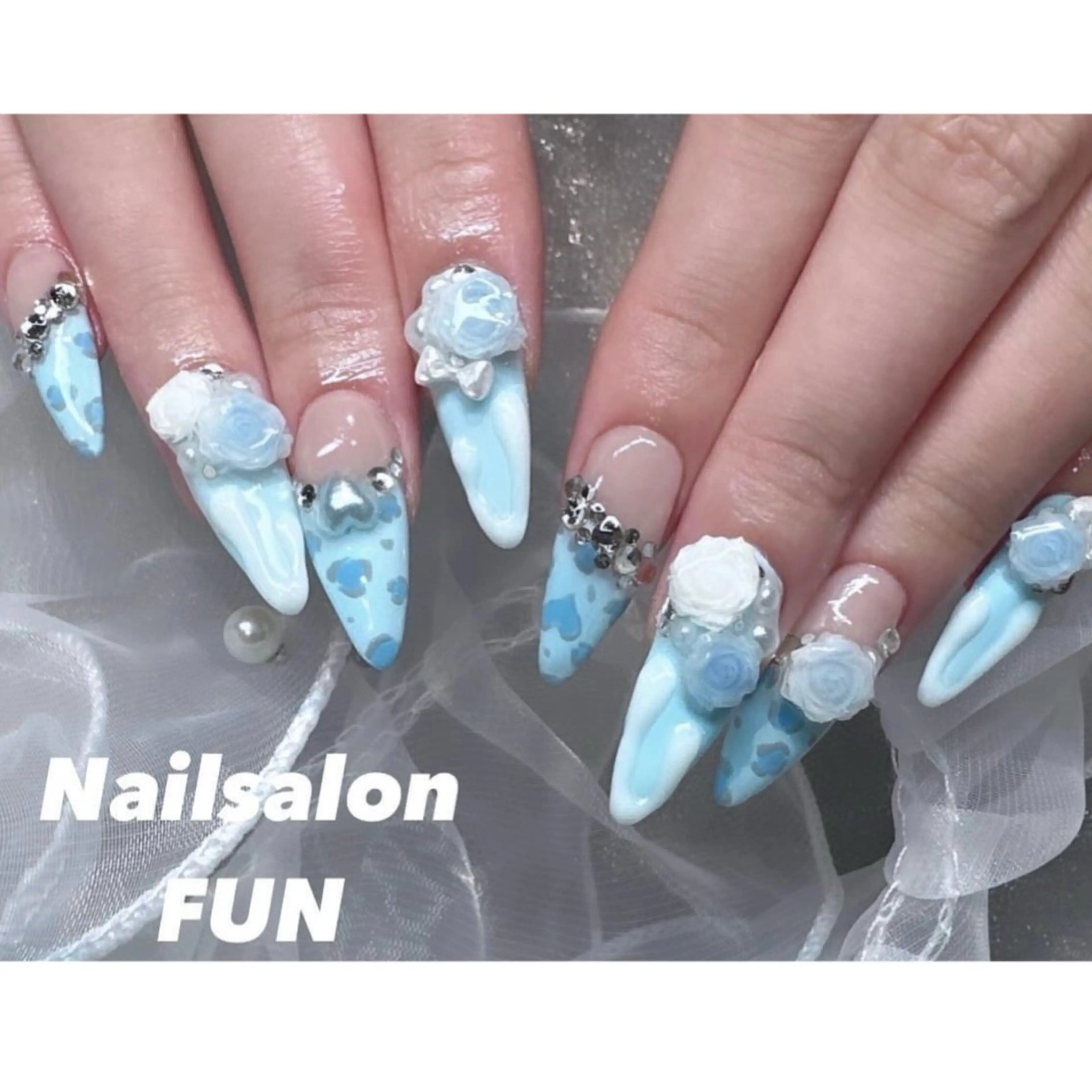 ネイル アートネイル ロングネイル メンズネイル ショートネイル ネイルチップ Nailsalon FUN🌈のネイルデザイン