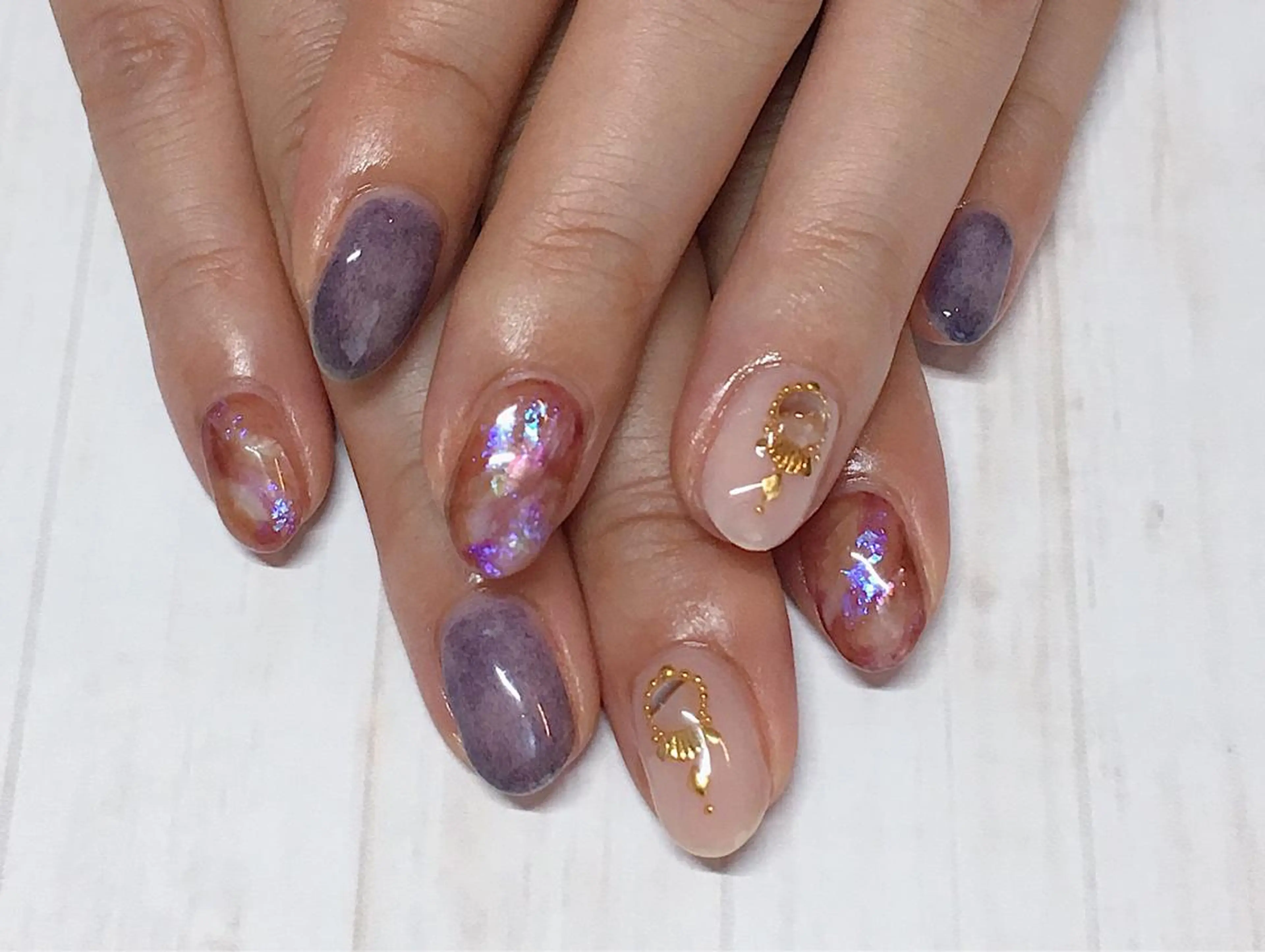 ネイル 𖡼 yumenoのネイルデザイン