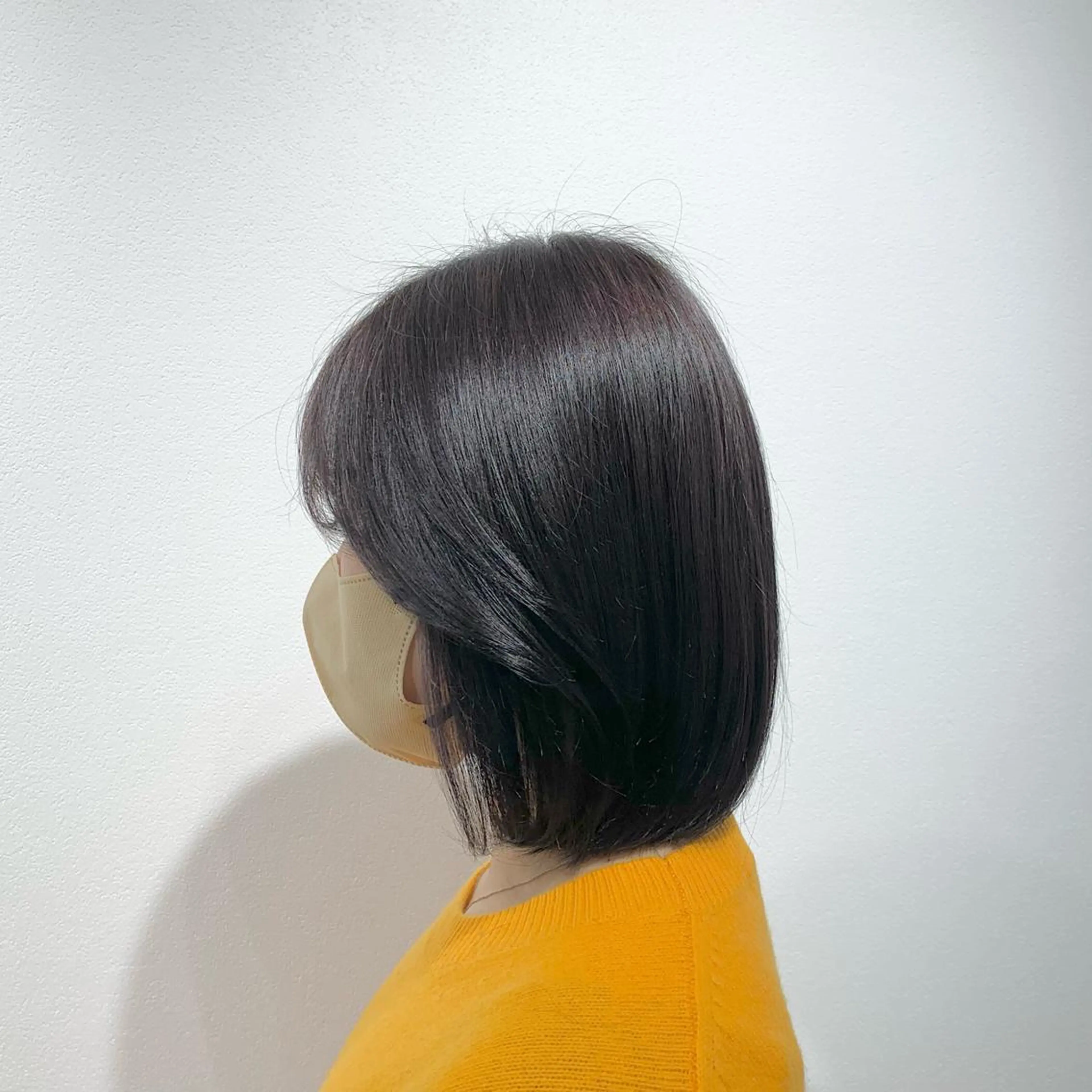 ミディアム カラー ヘアアレンジ キヨミ 韓国レイヤーカットのヘアスタイル