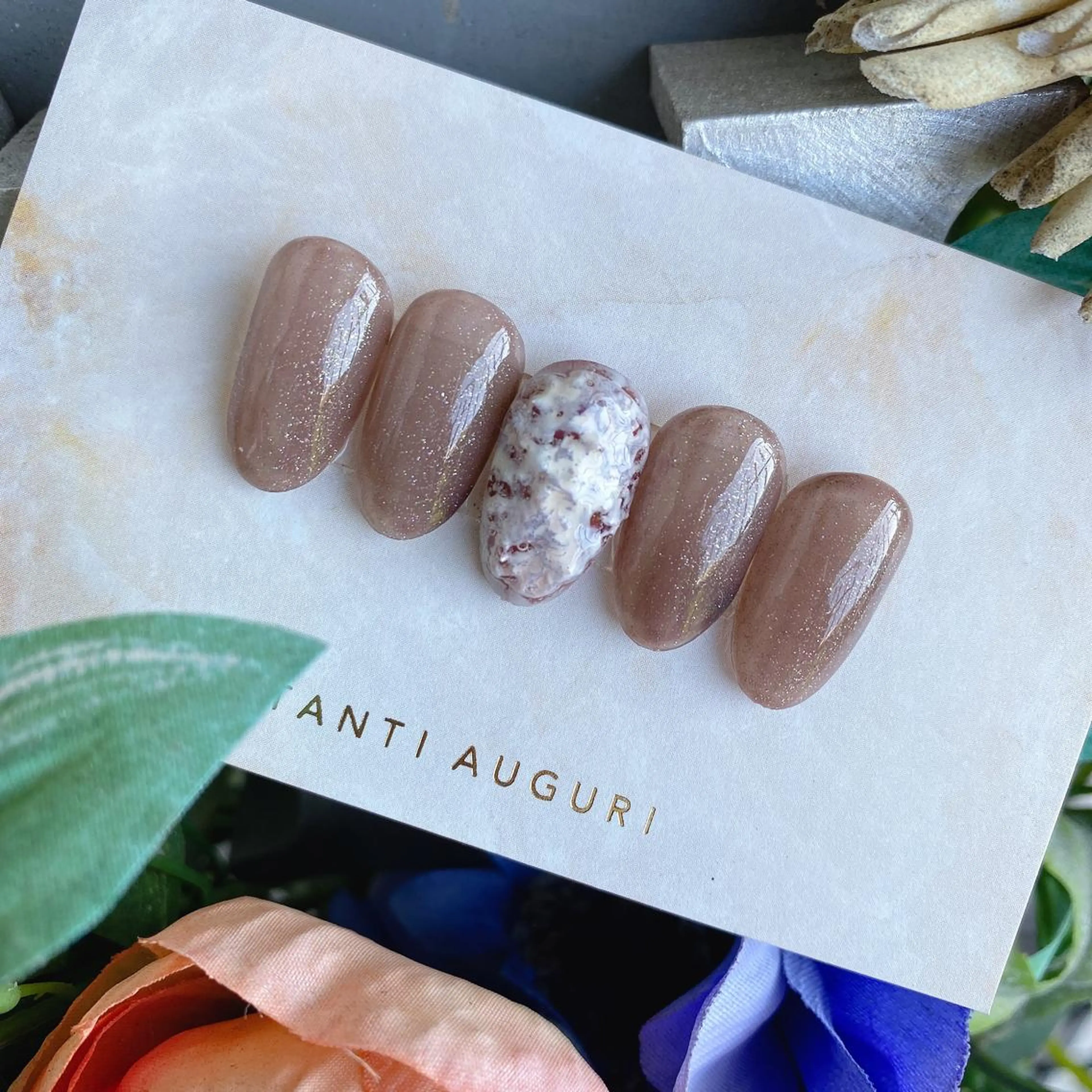 ネイル アートネイル オーロラネイル 韓国ネイル 🩵 mei🩵のネイルデザイン