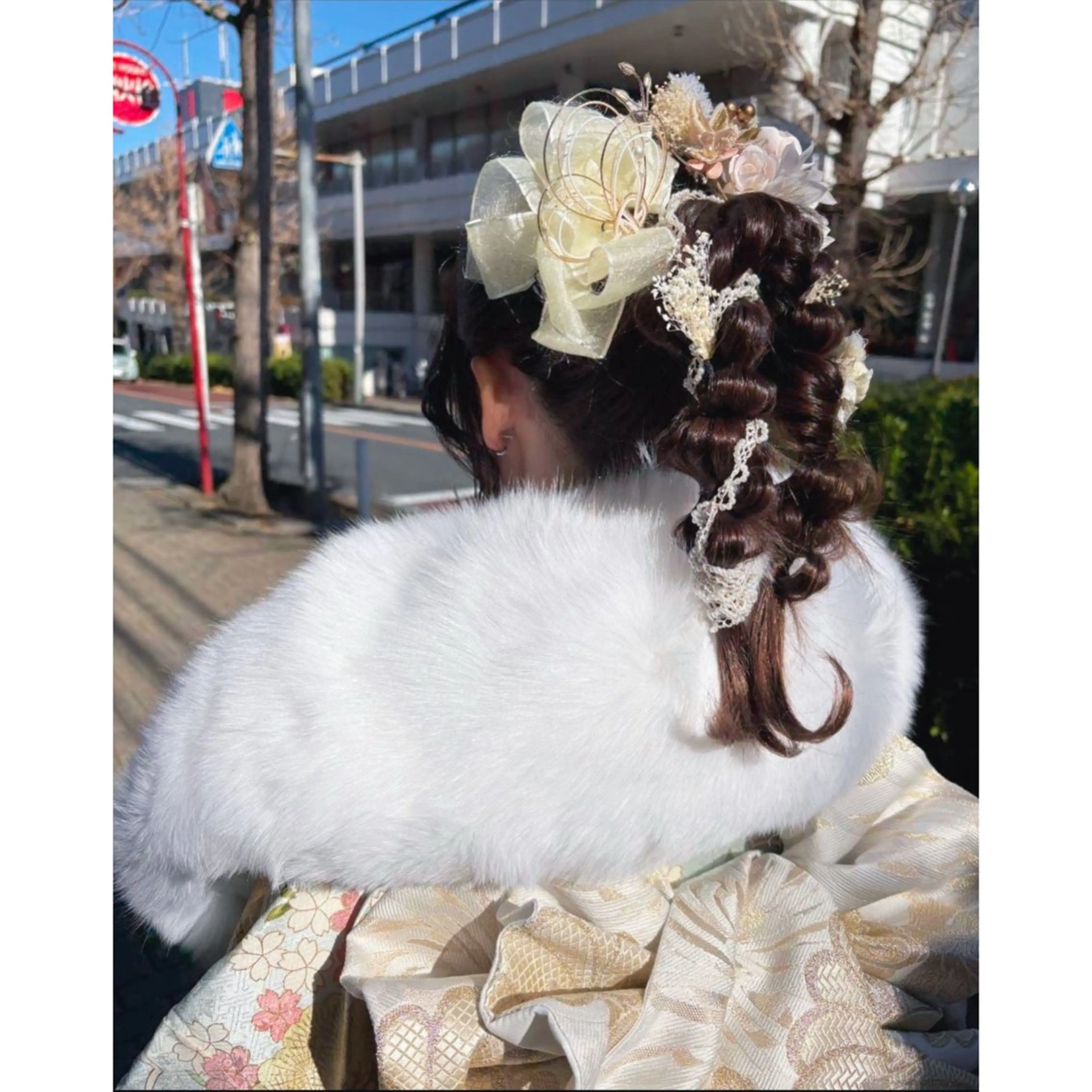 ロング ヘアアレンジ ヘアセット 韓国ヘア 🎀中川綾乃🎀のヘアスタイル